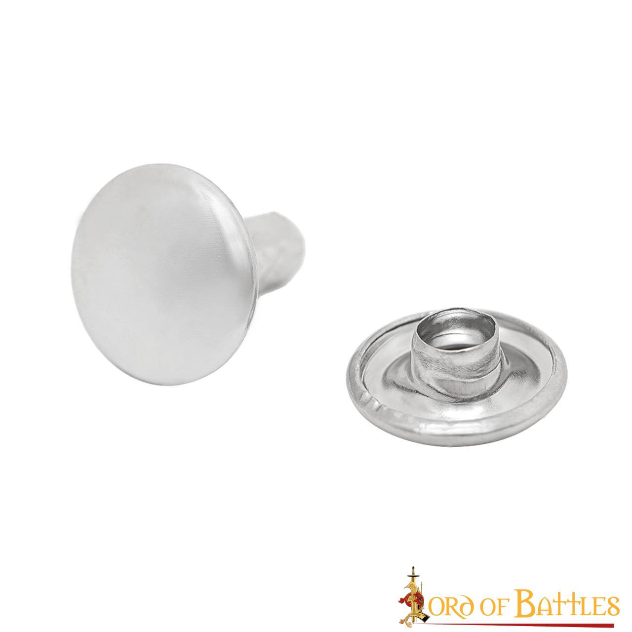 Imagen única de: Juego de 50 Botones de Acero Tich de 8 Mm