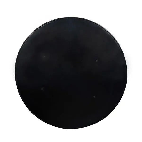 Imagen única de: Escudo Redondo de Acero con Asa Central - 22" - Negro - Acero Calibre 18