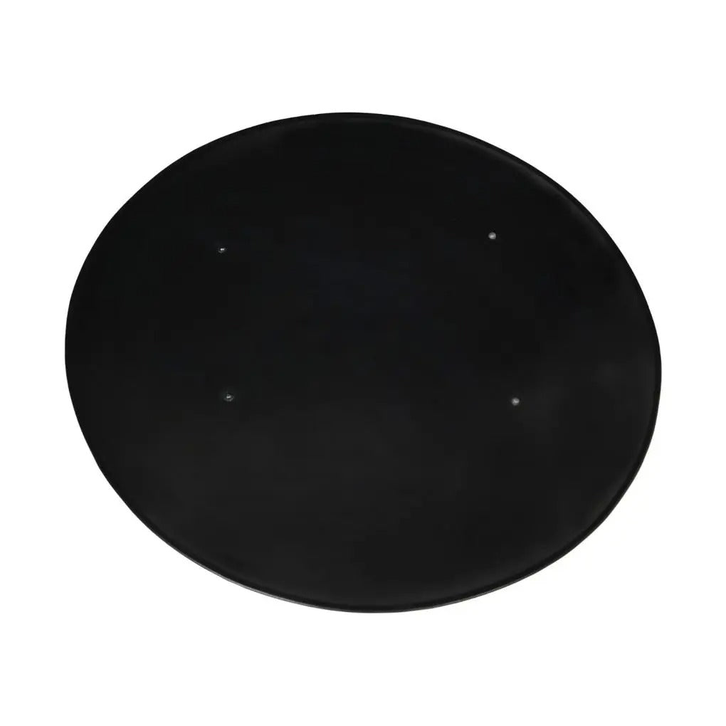 Imagen única de: Escudo Redondo de Acero con Asa Central - 22" - Negro - Acero Calibre 18