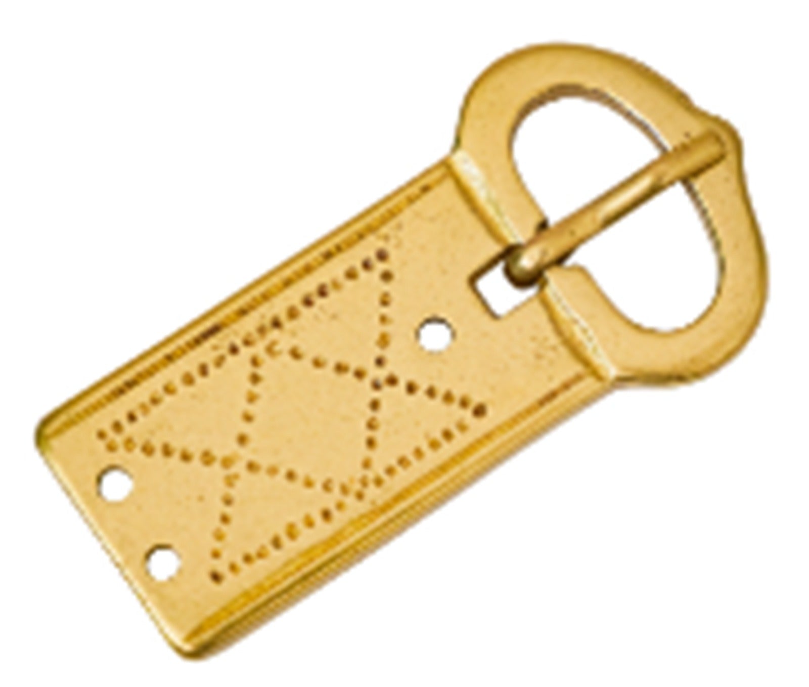 Imagen única de: Hebilla Medieval de Latón Macizo