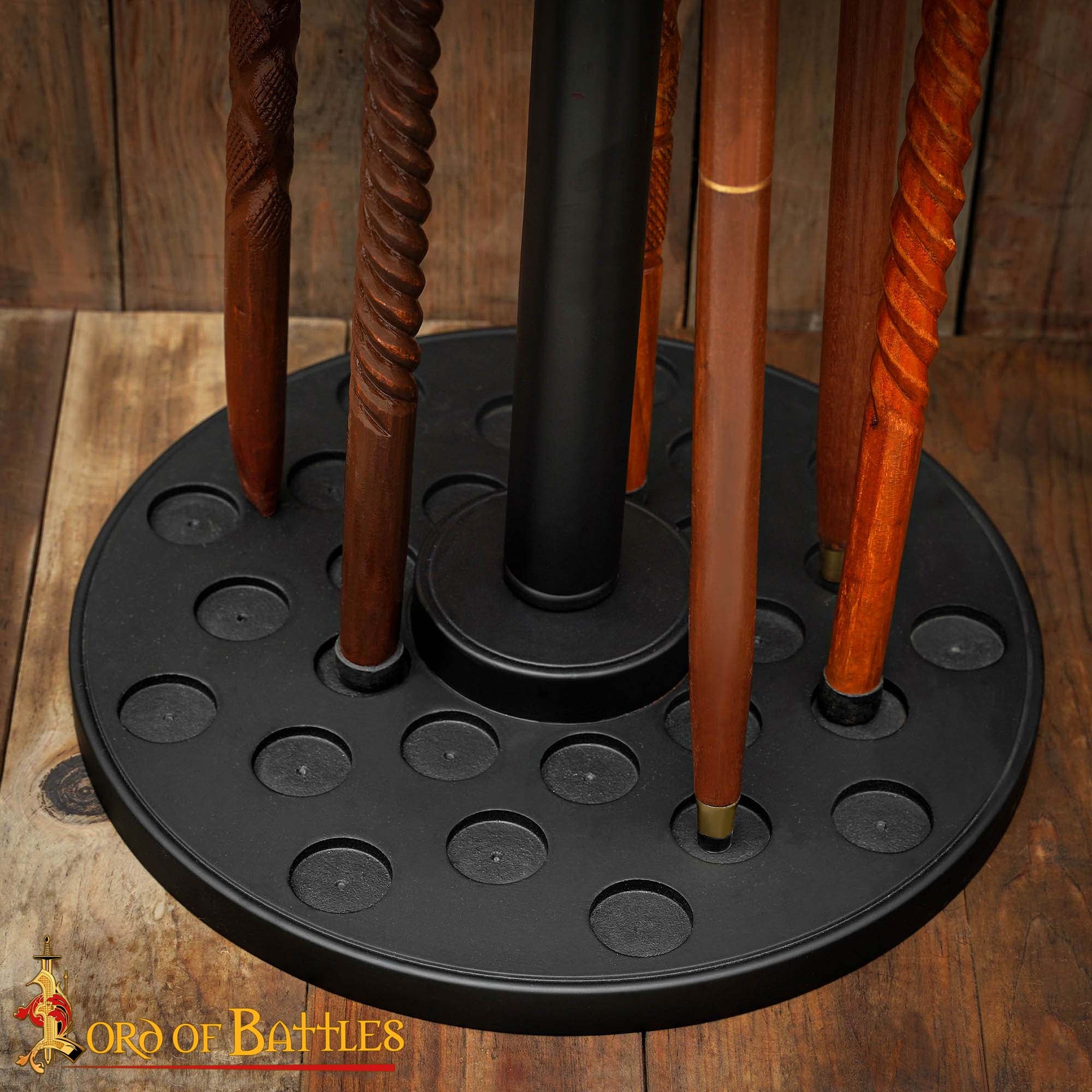 Expositor de Bastones - Madera Auténtica Hecha a Mano - Descatalogado - Imagen 6