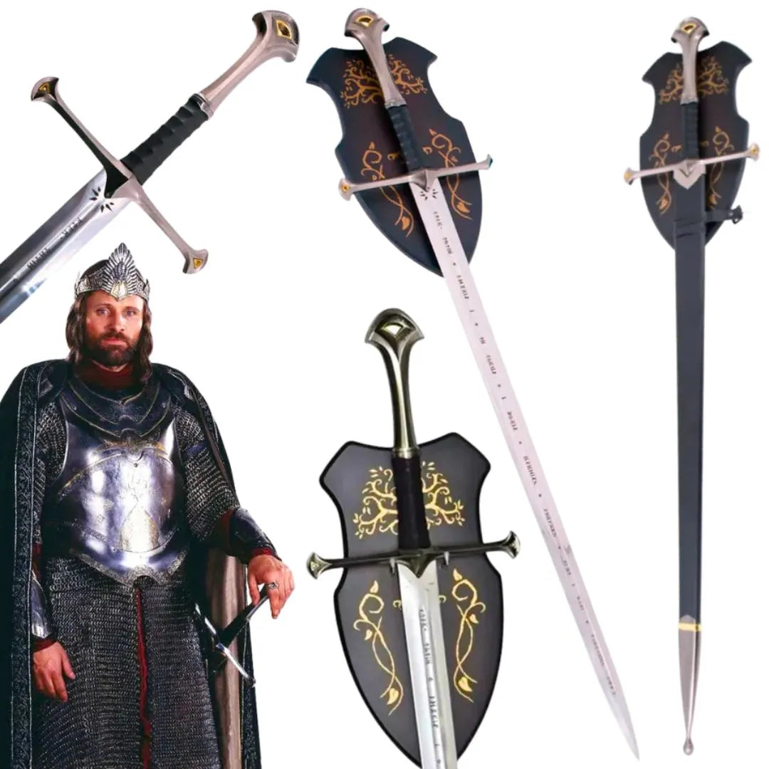Imagen única de: Espada Anduril Con Expositor Y Vaina