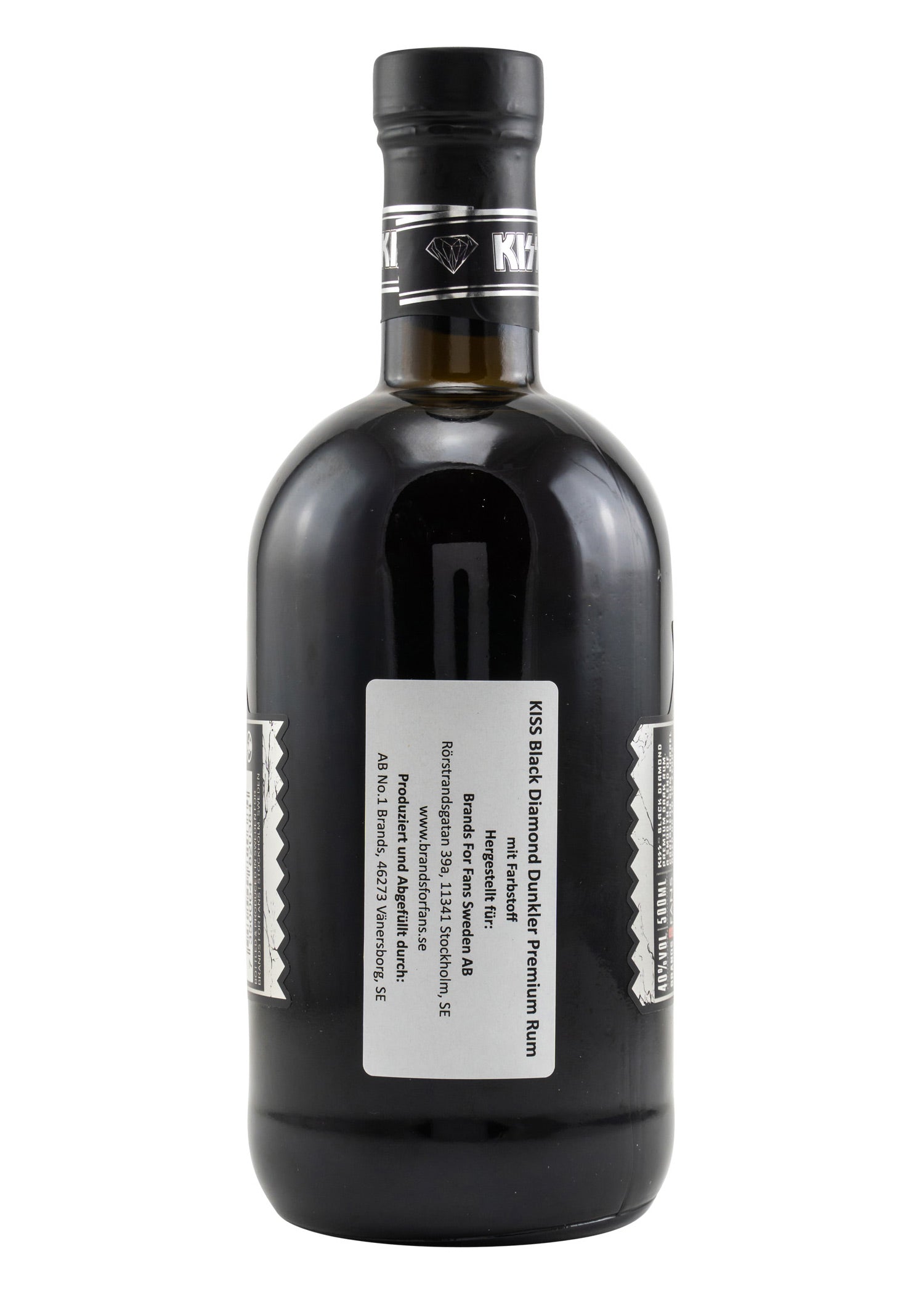 Imagen única de: Kiss Black Diamond Premium Ron Oscuro 40% Vol. 0,5L