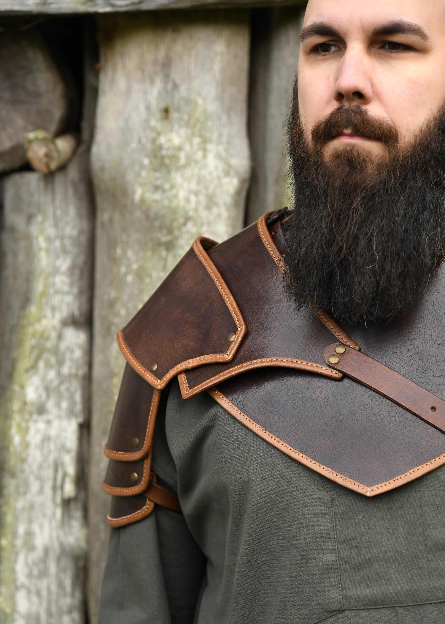 Imagen única de: Hombrera De Cuero Arnulf, Marrón