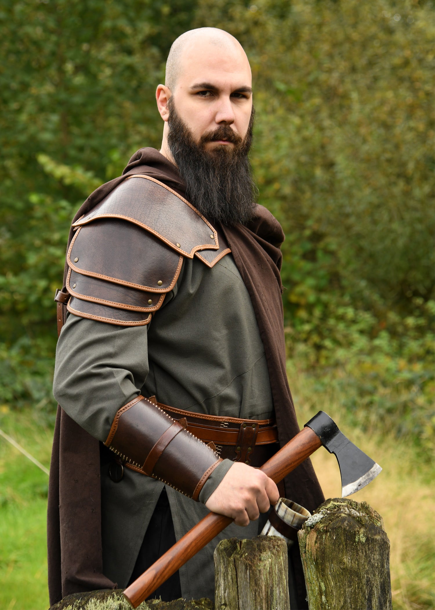 Imagen única de: Hombrera De Cuero Arnulf, Marrón