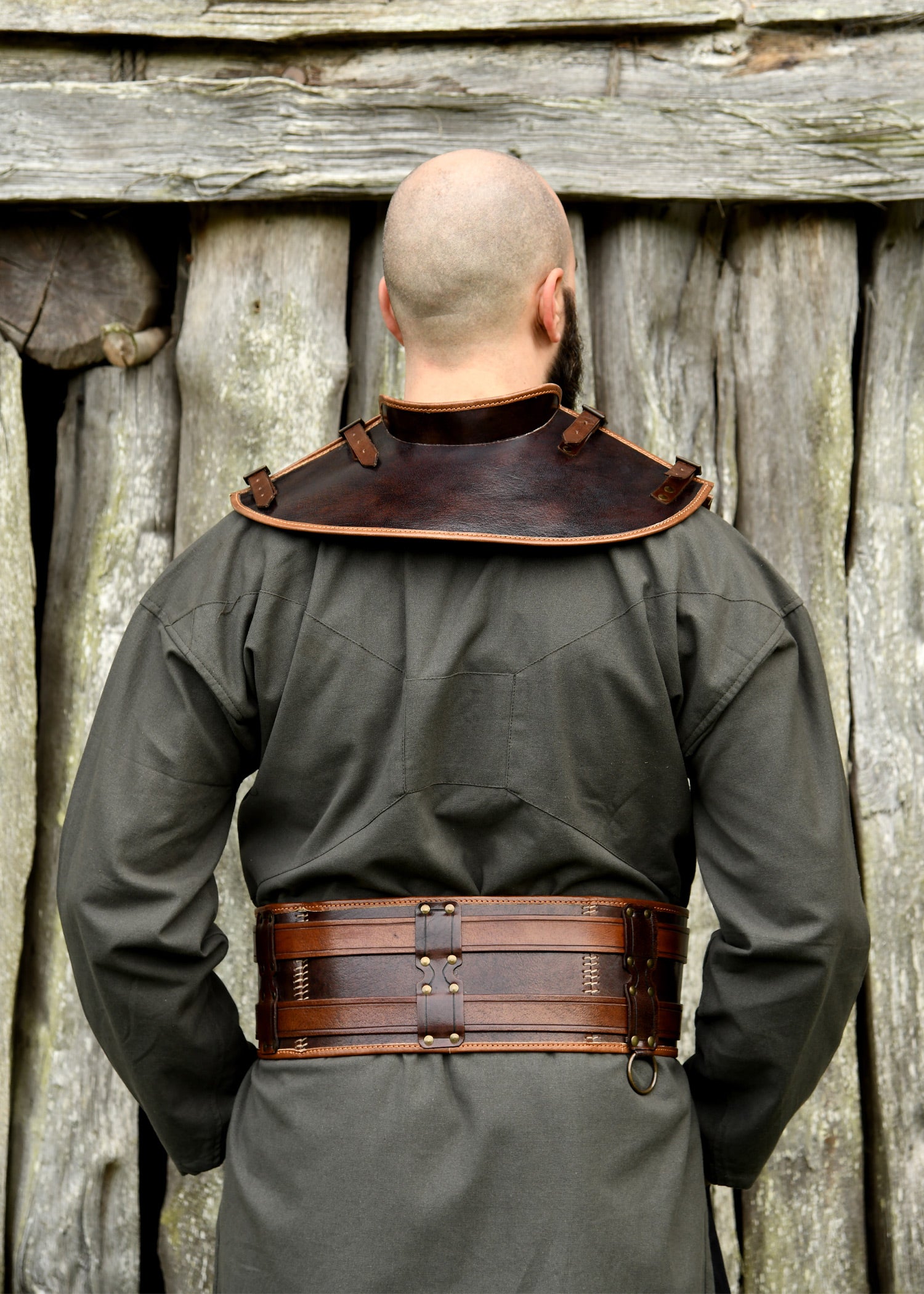 Imagen única de: Collar De Cuero Arnulf, Marrón