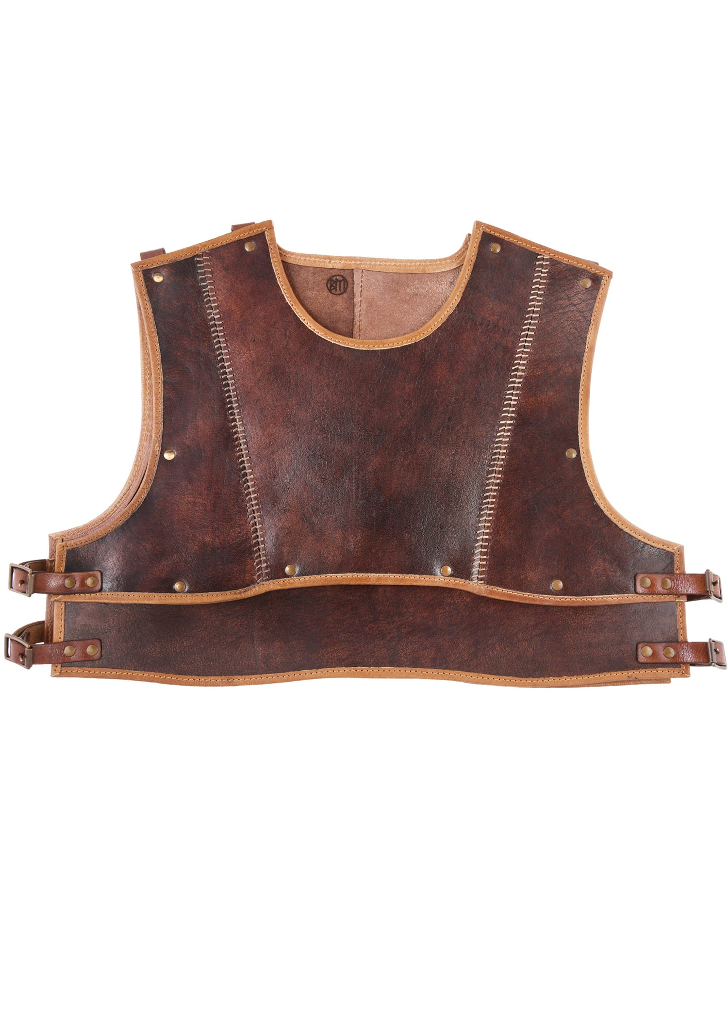 Imagen única de: Protector Pectoral De Cuero Arnulf, Marrón