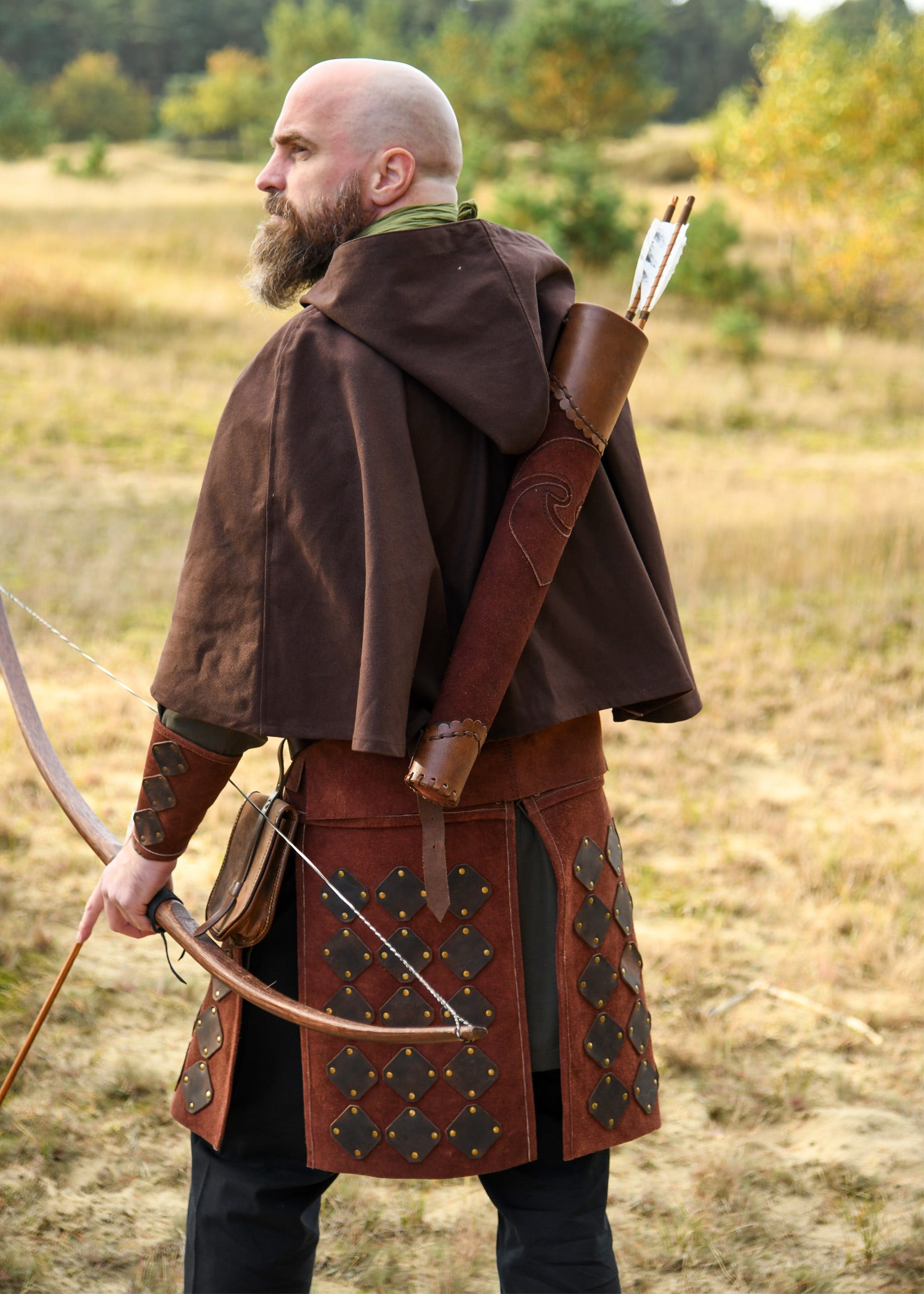 Imagen única de: Falda De Ante, Armadura Vidar, Marrón.