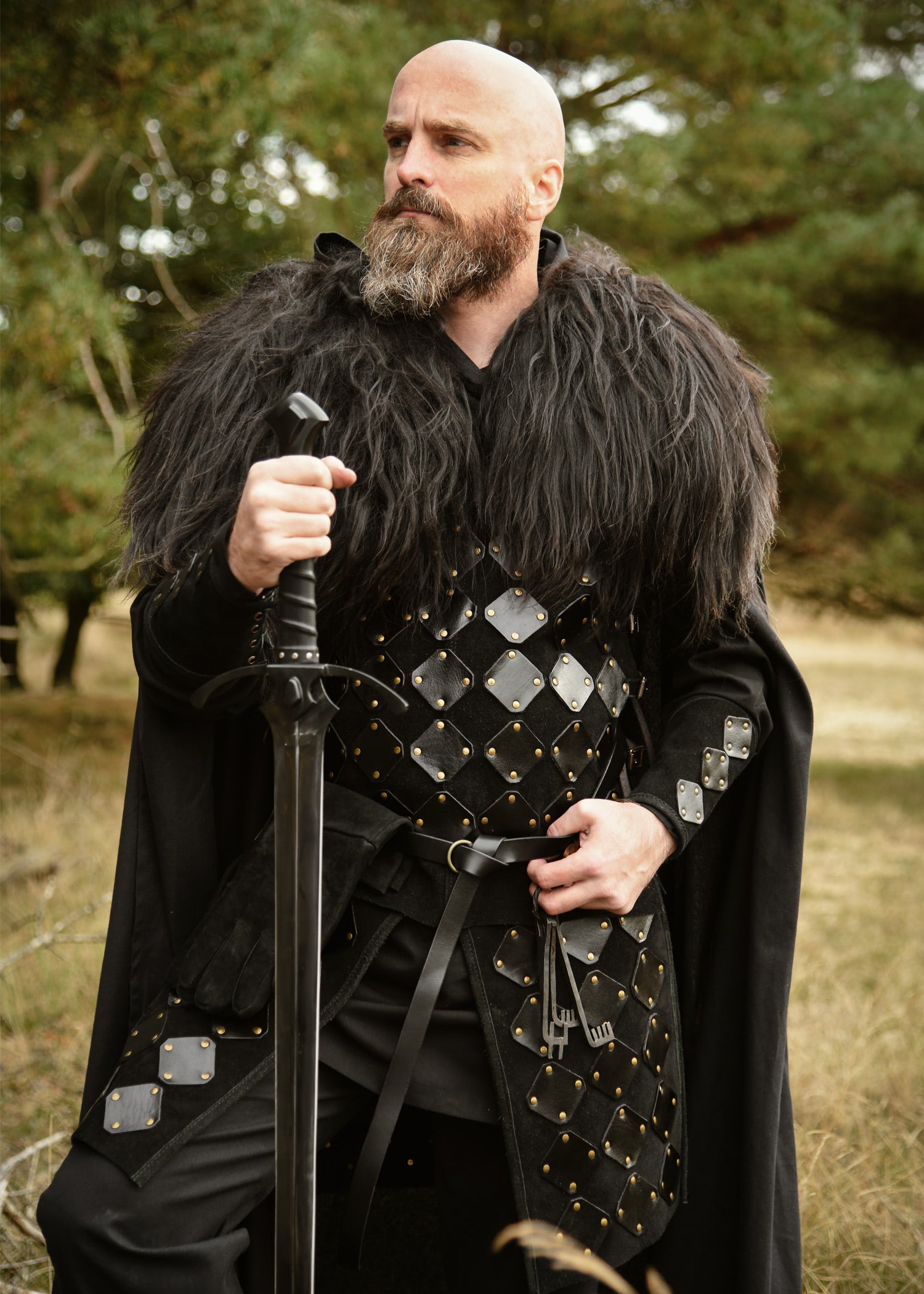 Imagen única de: Falda De Ante, Armadura Vares, Negro.