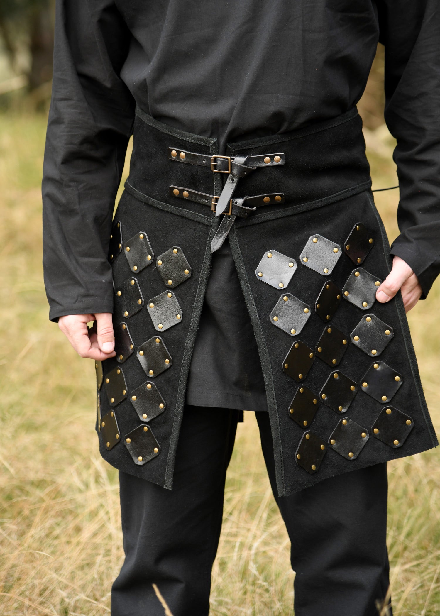 Imagen única de: Falda De Ante, Armadura Vares, Negro.