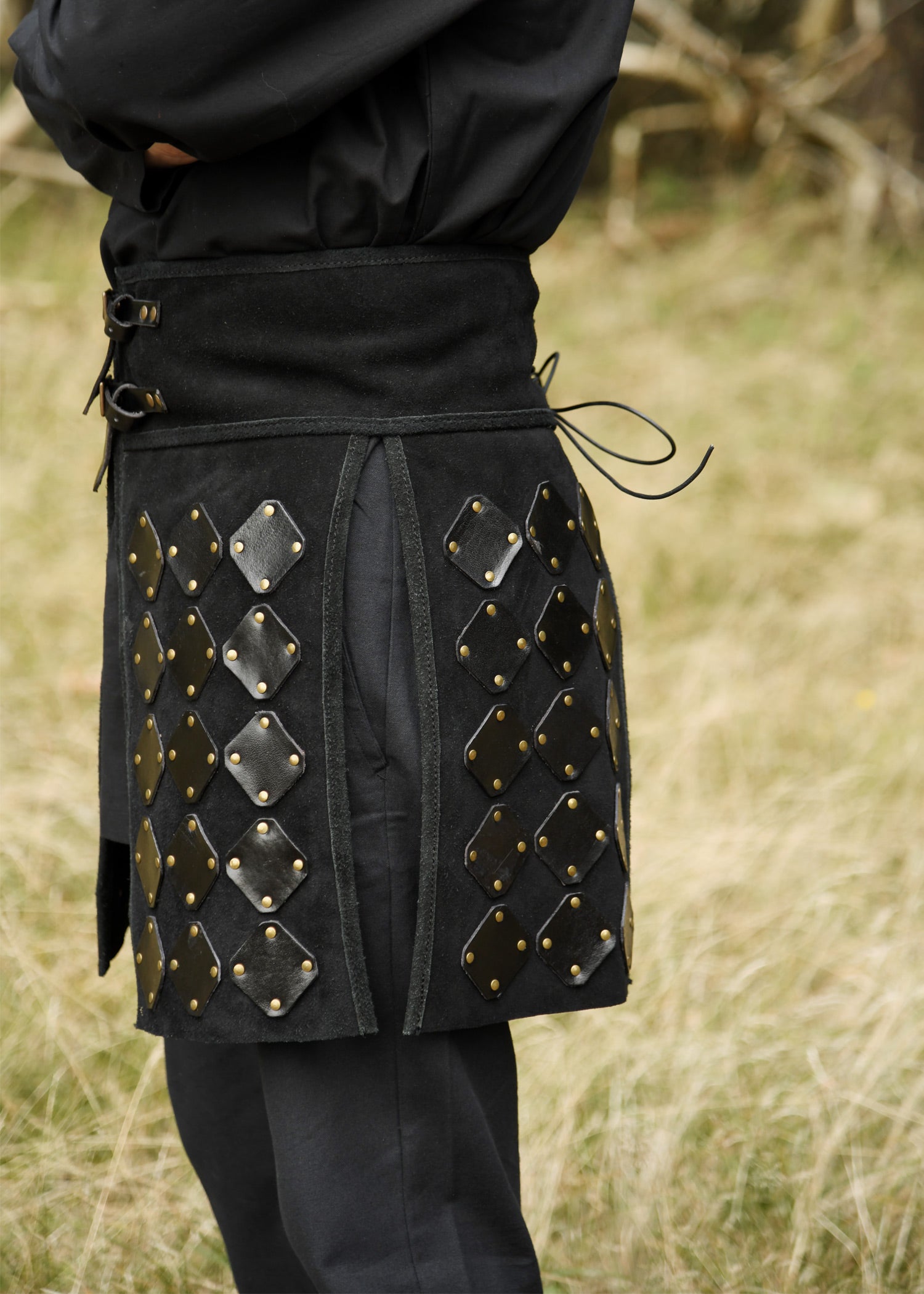 Imagen única de: Falda De Ante, Armadura Vares, Negro.