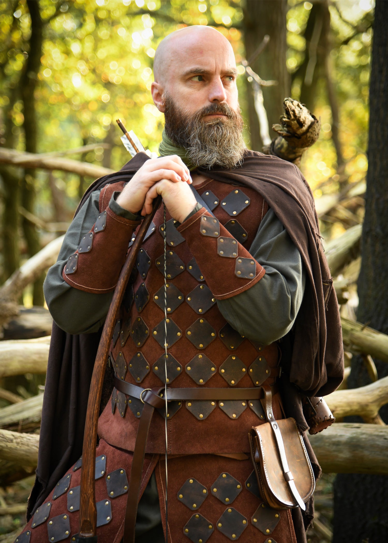 Imagen única de: Manguitos De Ante Vidar, Marrón