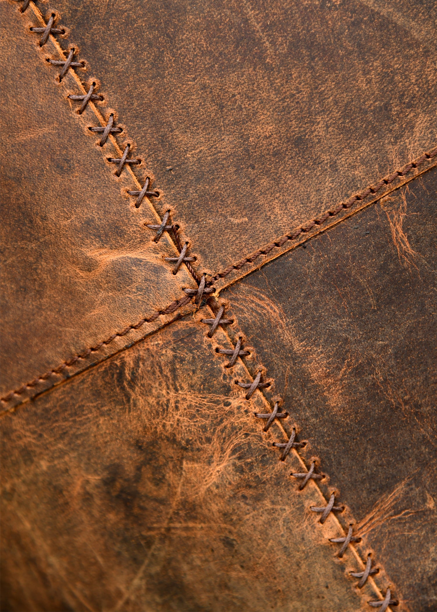 Imagen única de: Armadura De Torso Sindri De Cuero Engrasado, Marrón