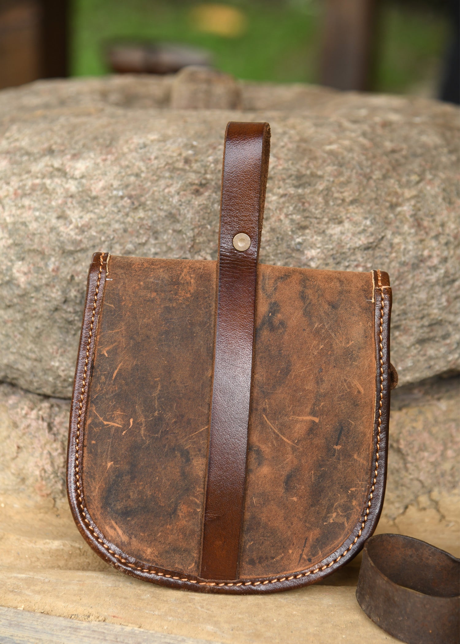 Imagen única de: Bolso Sindri De Piel Engrasada, Marrón