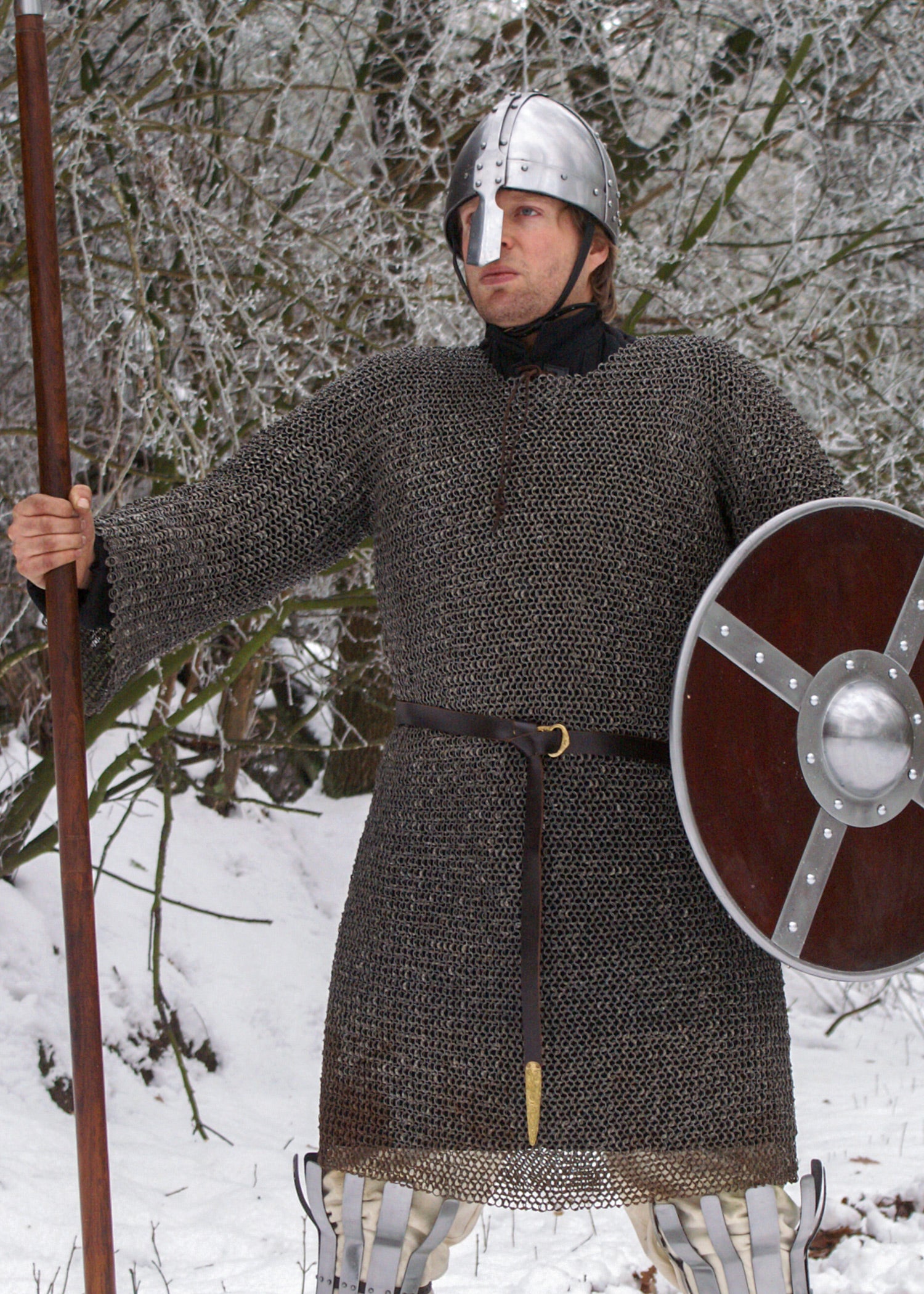 Imagen única de: Cota De Malla De Malla, Sin Remachar, Di 8 Mm, Bruñida