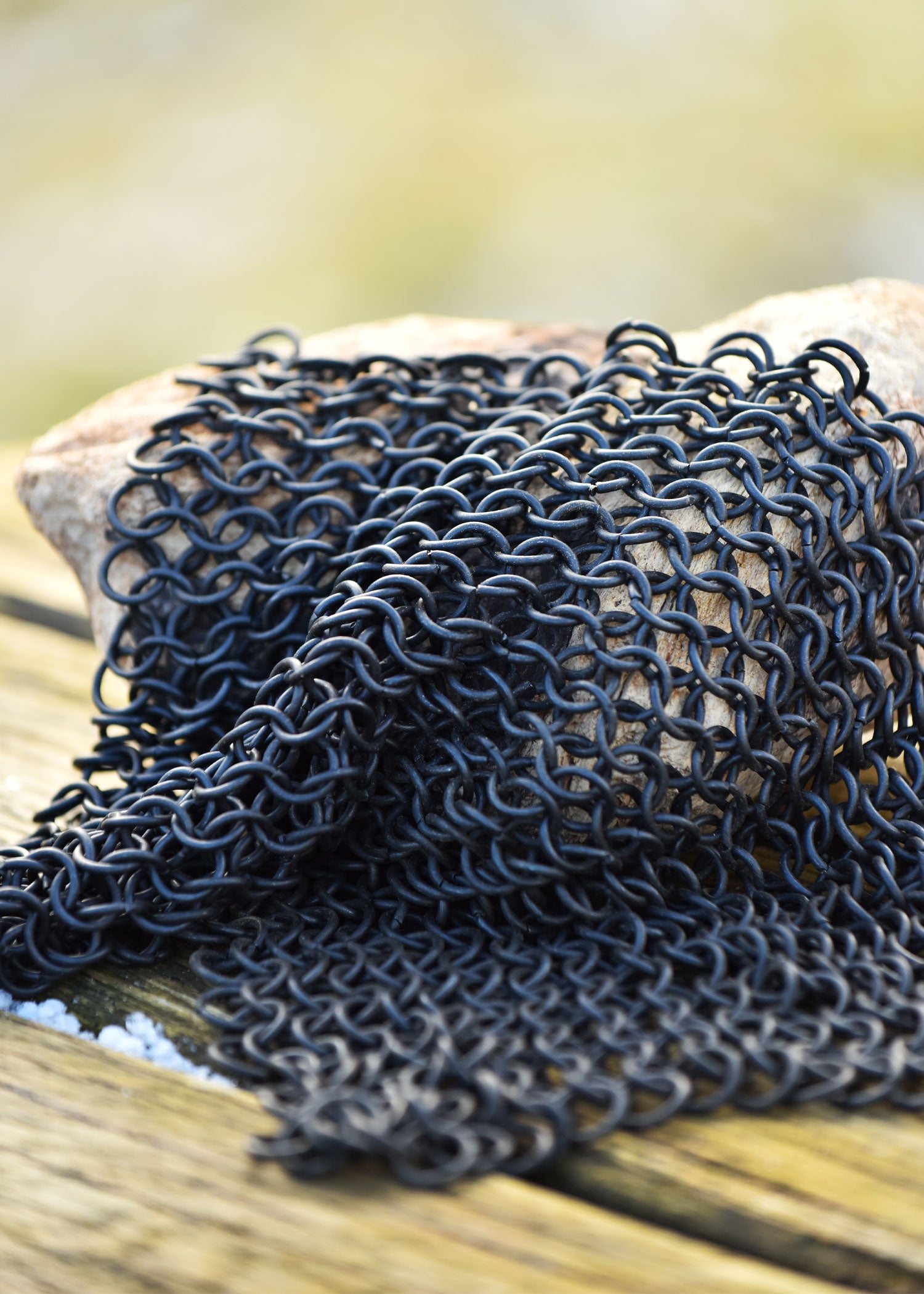 Imagen única de: Pieza De Cadena 20 X 20 Cm, Sin Remachar, Dn8mm, Bruñida