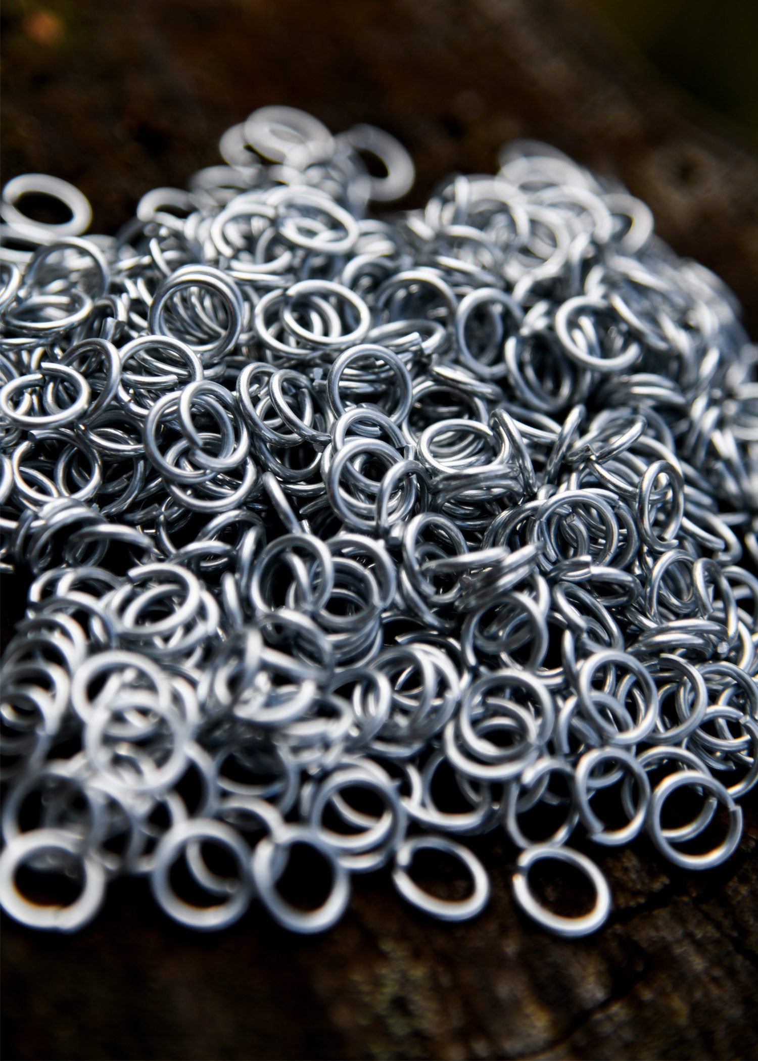Imagen única de: Bmsz Paquete De 1Kg De Platos Sueltos, Sin Remachar, Id8mm, Galvanizados