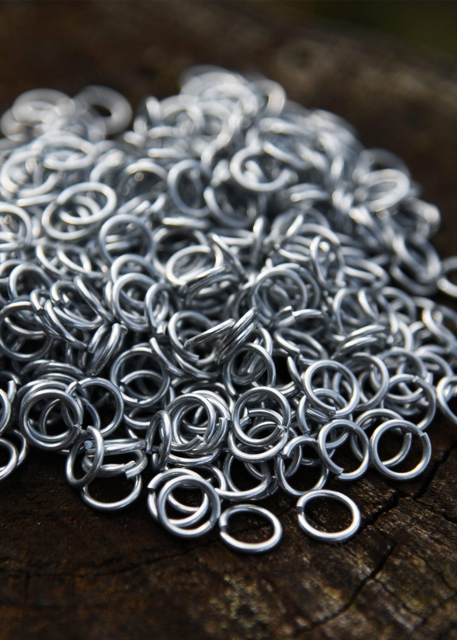 Imagen única de: Bmsz Paquete De 1Kg De Platos Sueltos, Sin Remachar, Id8mm, Galvanizados