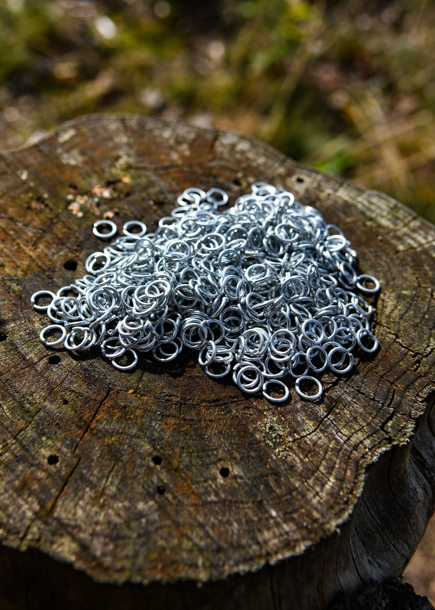 Imagen única de: Bmsz Paquete De 1Kg De Platos Sueltos, Sin Remachar, Id8mm, Galvanizados