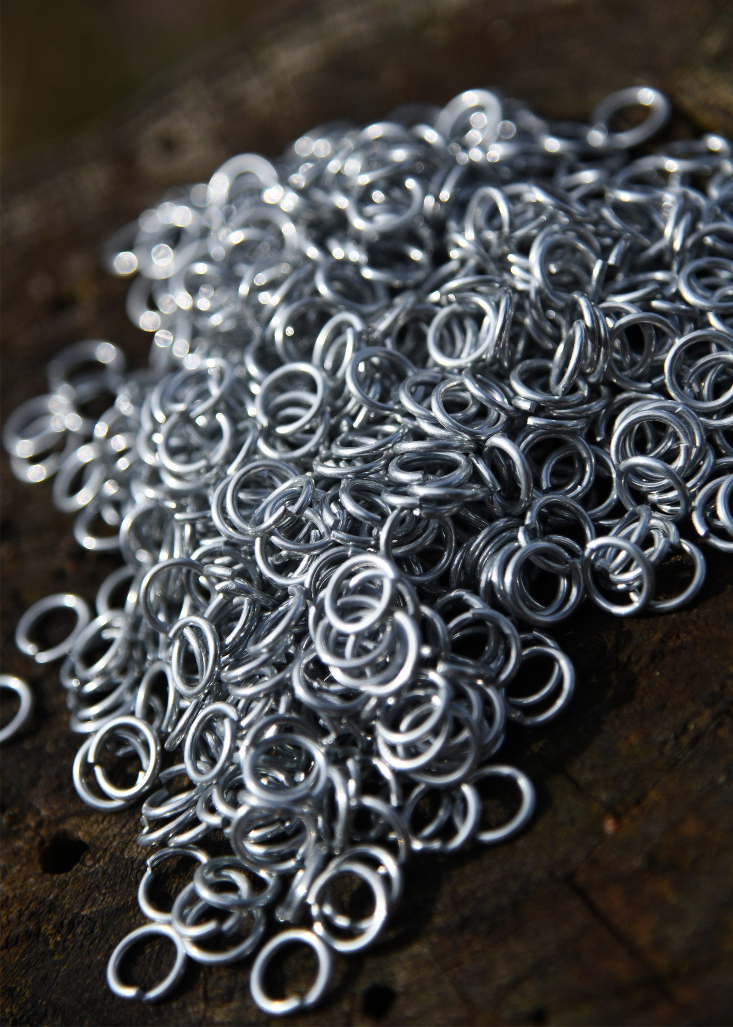 Imagen única de: Bmsz Paquete De 1Kg De Platos Sueltos, Sin Remachar, Id8mm, Galvanizados