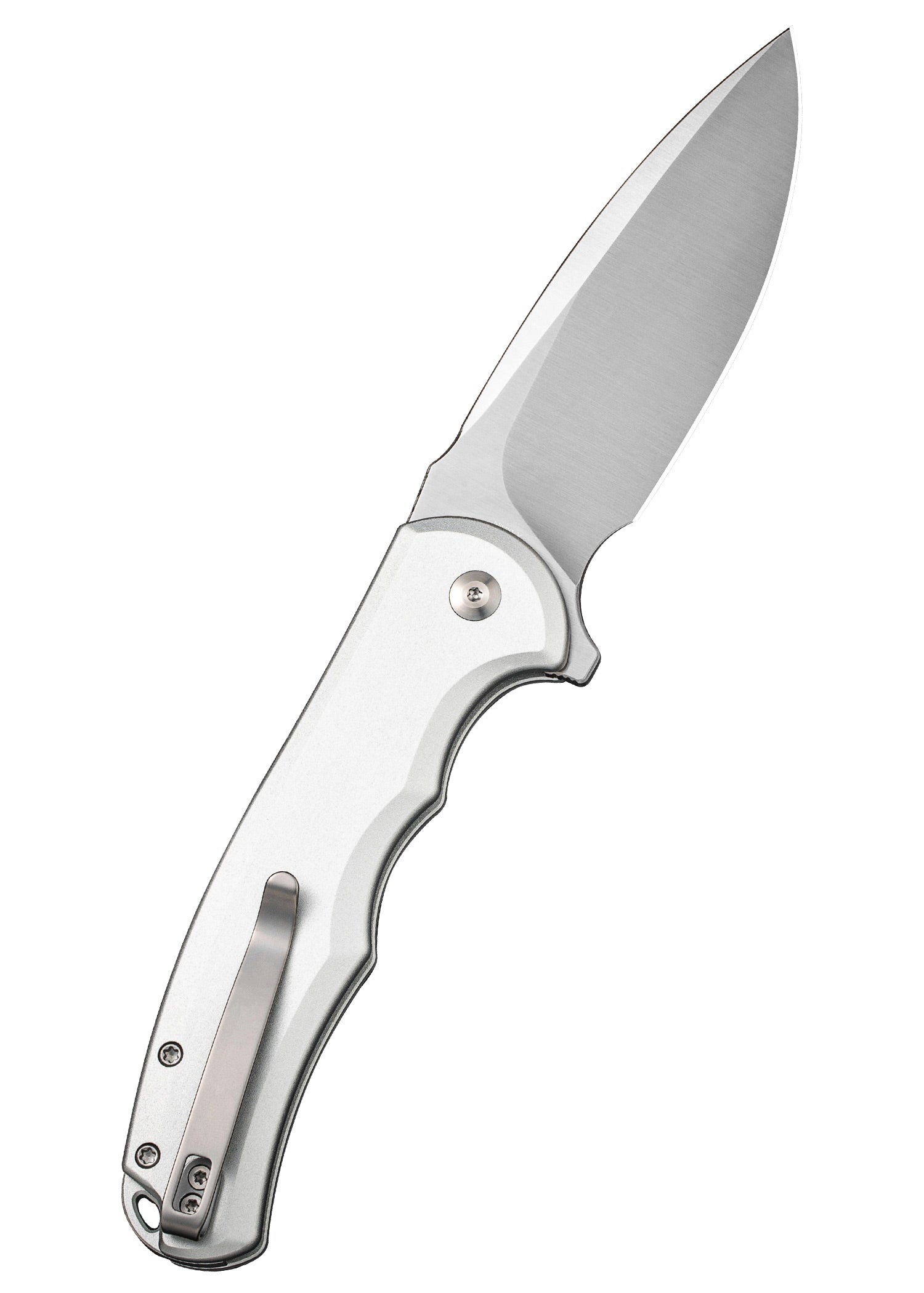 Imagen única de: Civivi Button Lock Praxis, Aluminio, Plata, Navaja