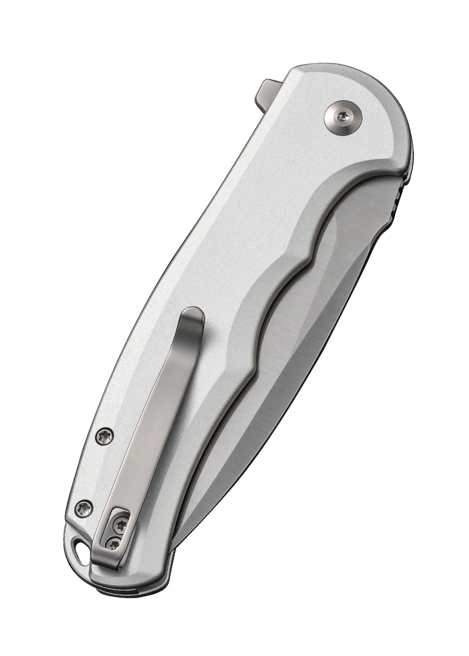 Imagen única de: Civivi Button Lock Praxis, Aluminio, Plata, Navaja