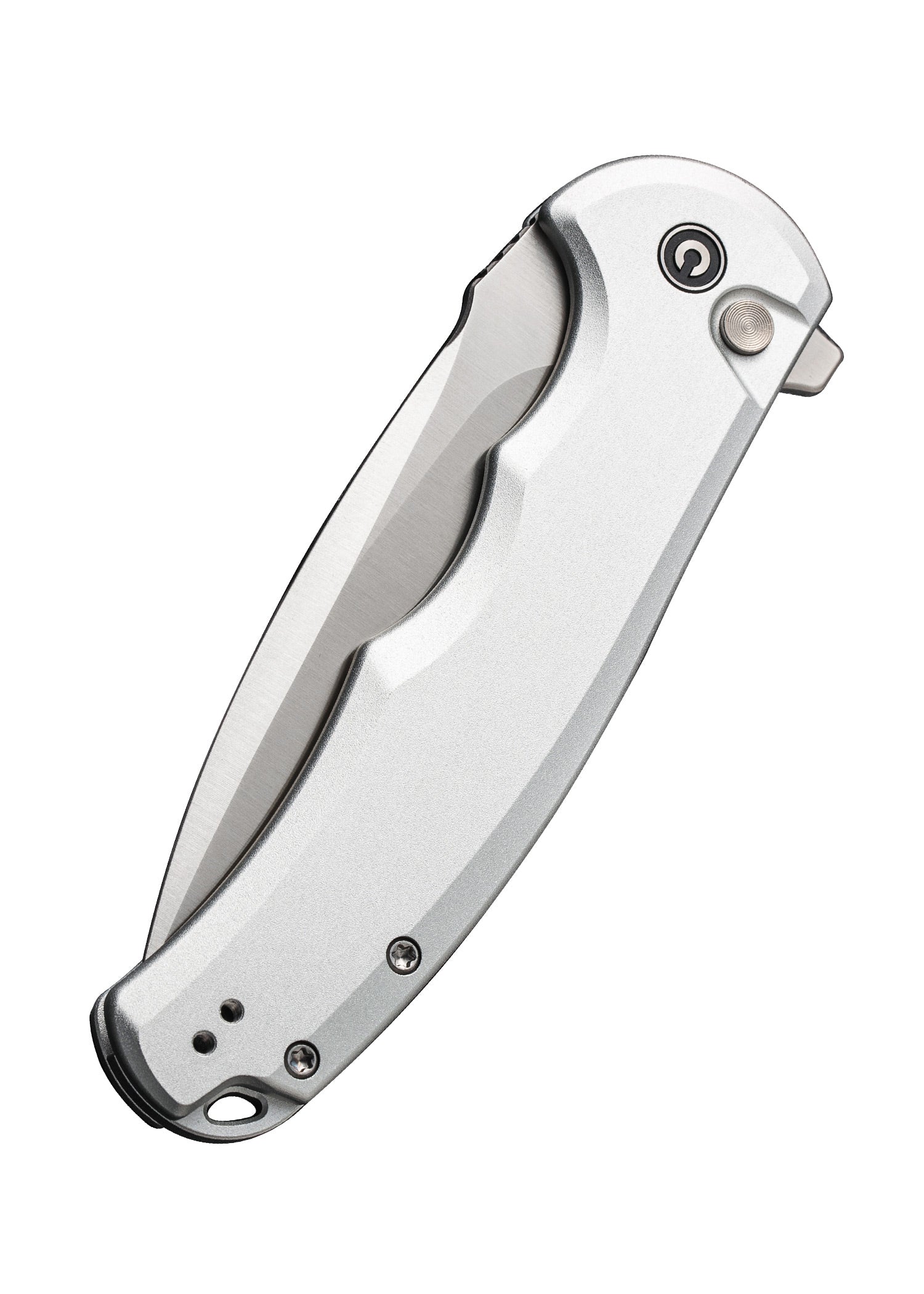 Imagen única de: Civivi Button Lock Praxis, Aluminio, Plata, Navaja