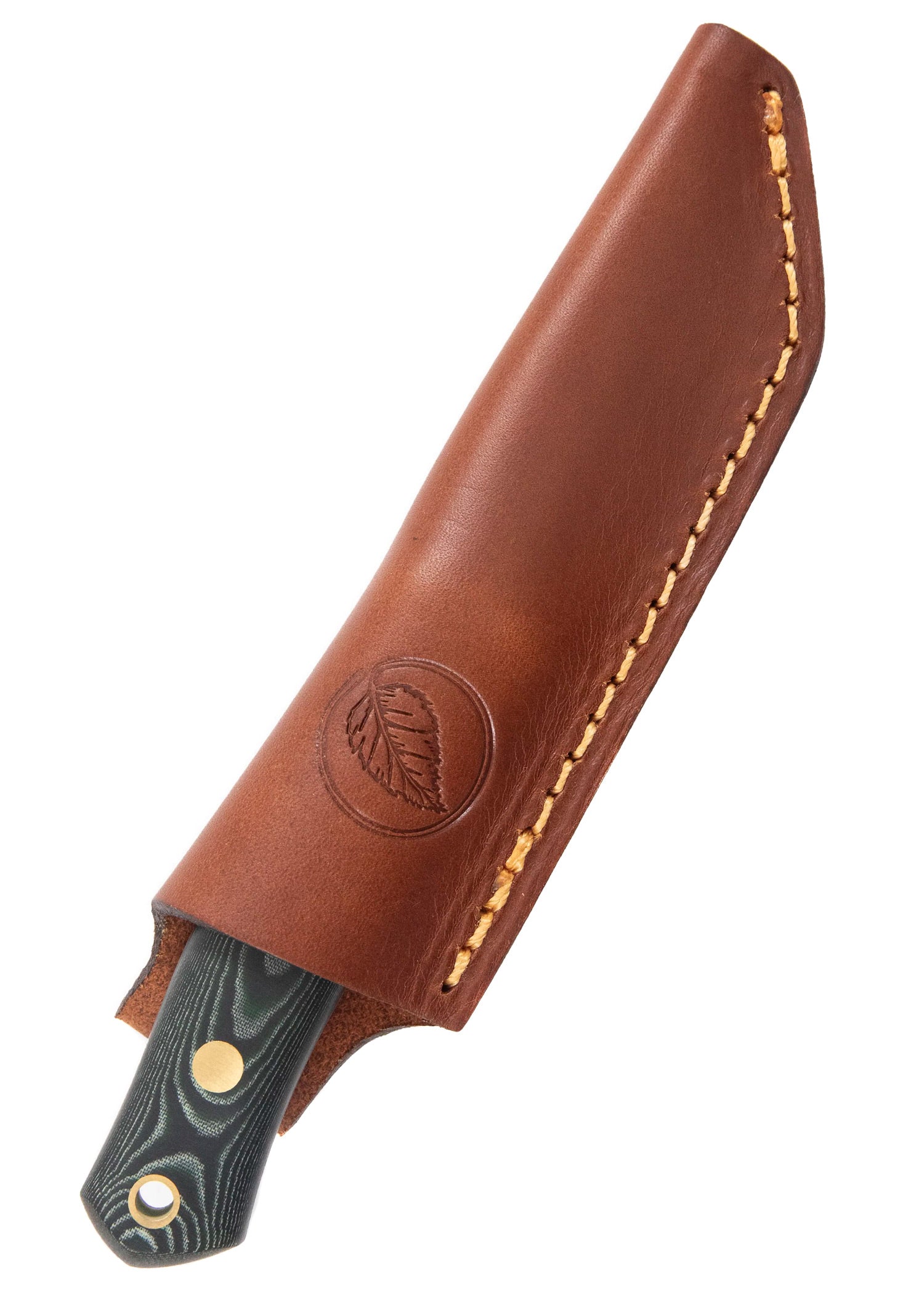 Imagen única de: Casström, Cuchillo Forestal Sueco No. 8, Micarta Verde