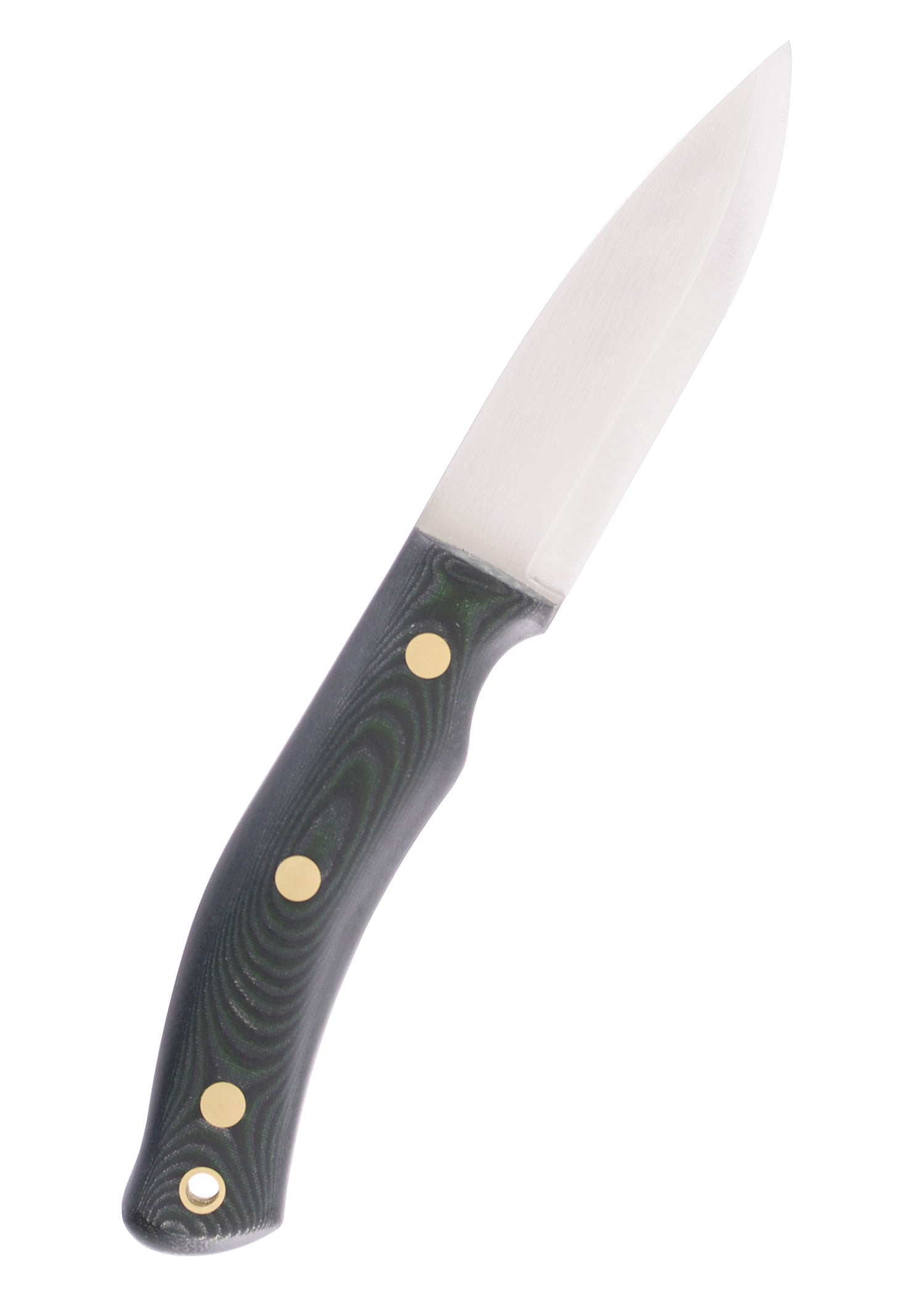 Imagen única de: Cuchillo Fijo Bosque Sueco, Micarta Verde, Casström