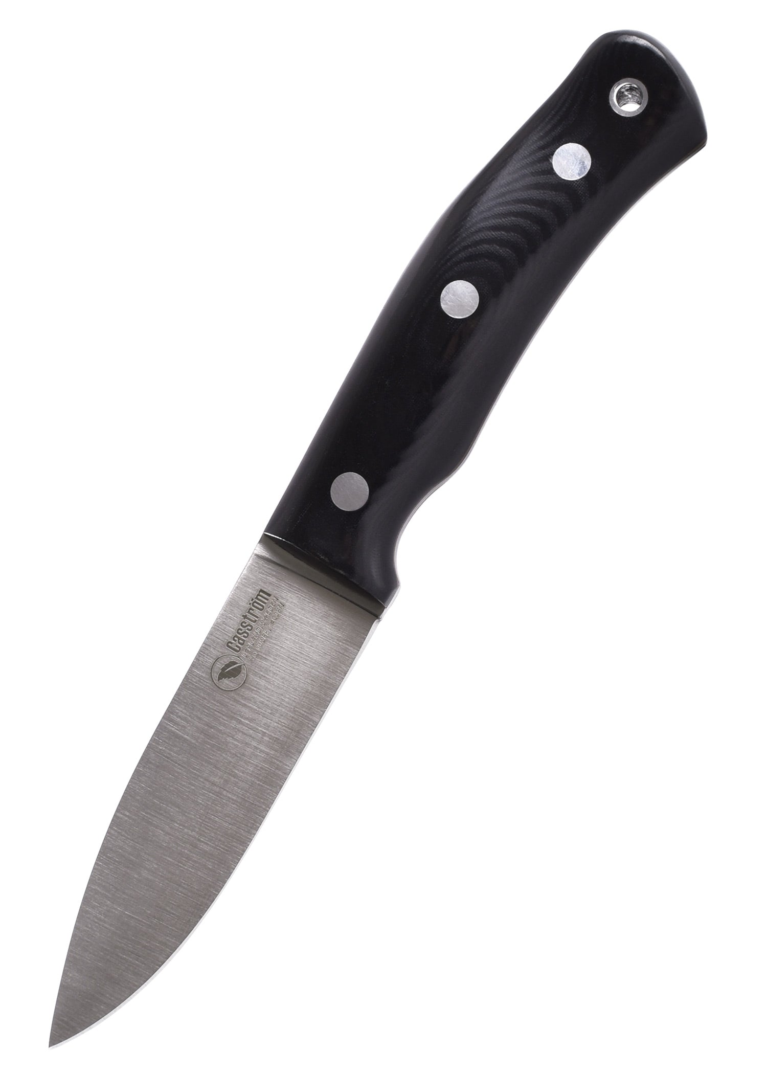 Imagen única de: Cuchillo Fijo Bosque Sueco, Micarta Negra, Casström