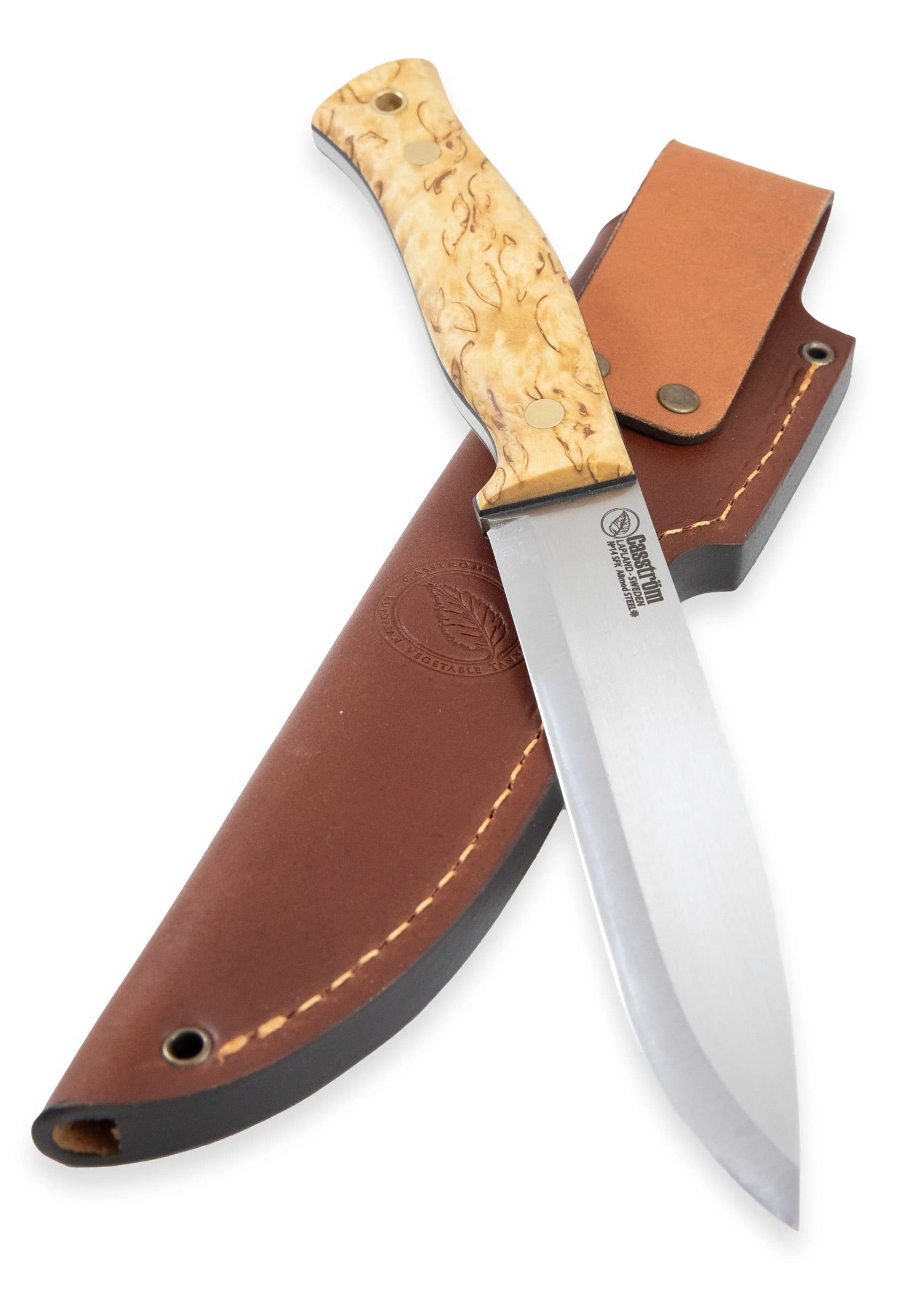 Imagen única de: Casström, Cuchillo Forestal Sueco No. 14, Abedul A La Parrilla