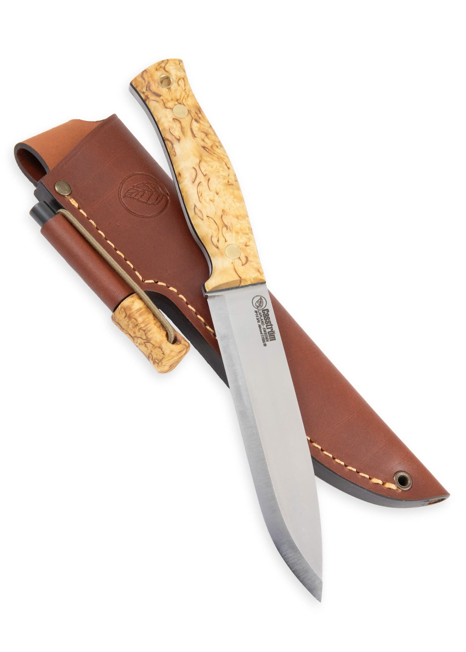 Imagen única de: Casström, Cuchillo Forestal Sueco No. 14, Abedul A La Parrilla, Acero
