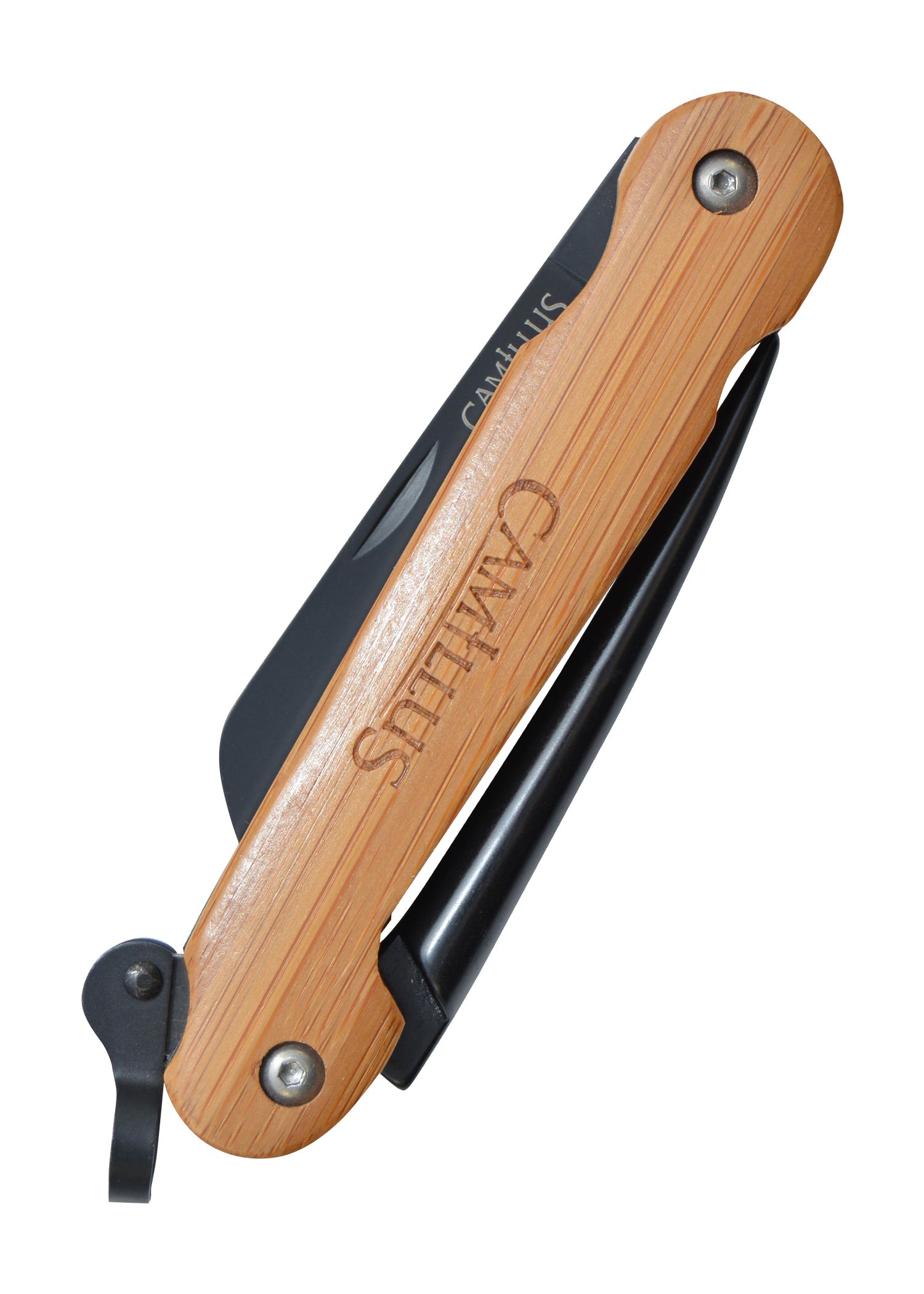Imagen única de: Camillus Marlin Spike, Navaja De Bolsillo, Mango De Bambú