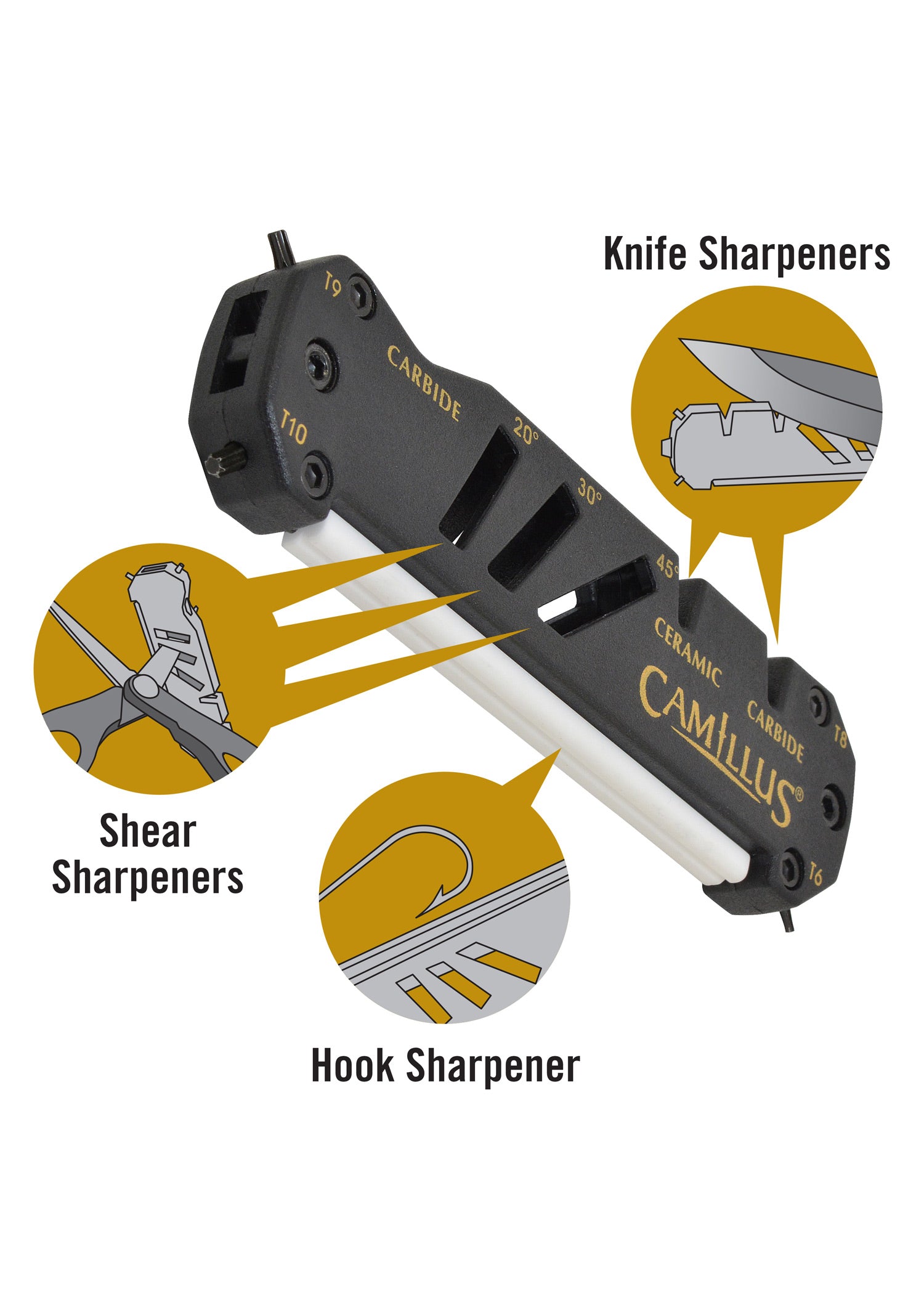 Imagen única de: Camillus Glide, Afilador Múltiple