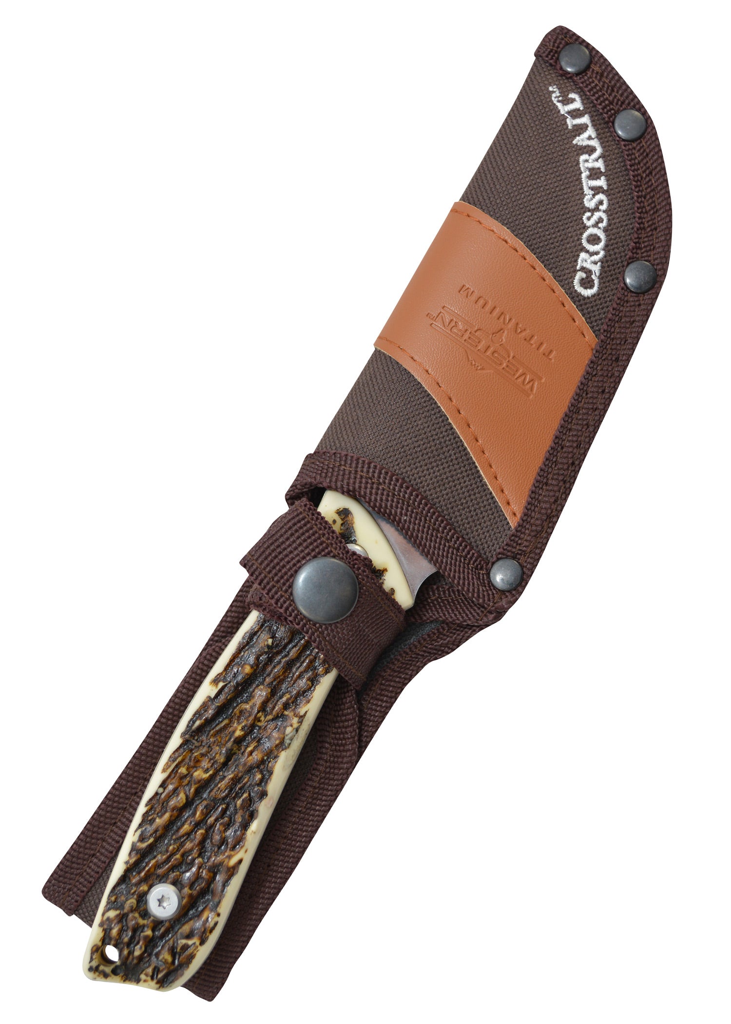 Imagen única de: Camillus Crosstail, Cuchillo De Exterior Con Funda, Gut Hook
