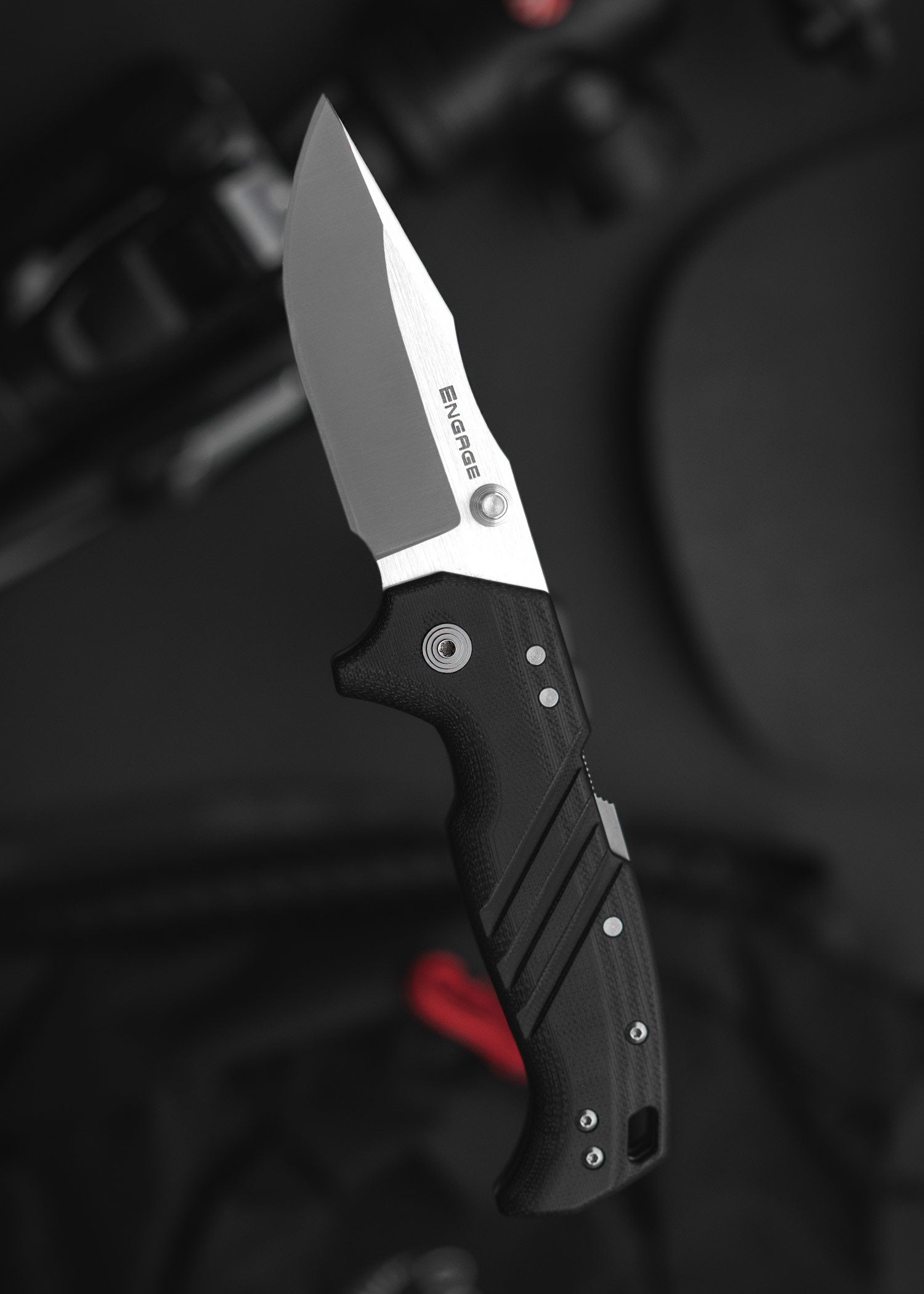 Imagen única de: Navaja De Bolsillo Engage, Hoja De 3,5 Pulgadas, Punta De Clip, S35vn