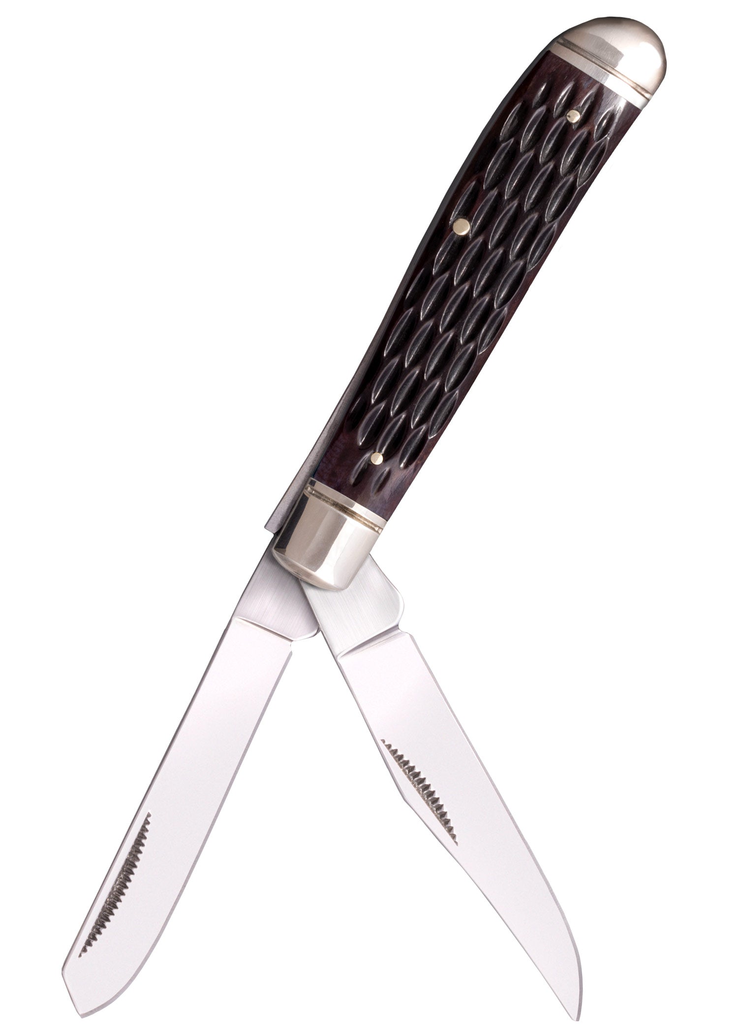 Imagen única de: Navaja Mini Trapper, Mango De Hueso Dentado, Acero Frío