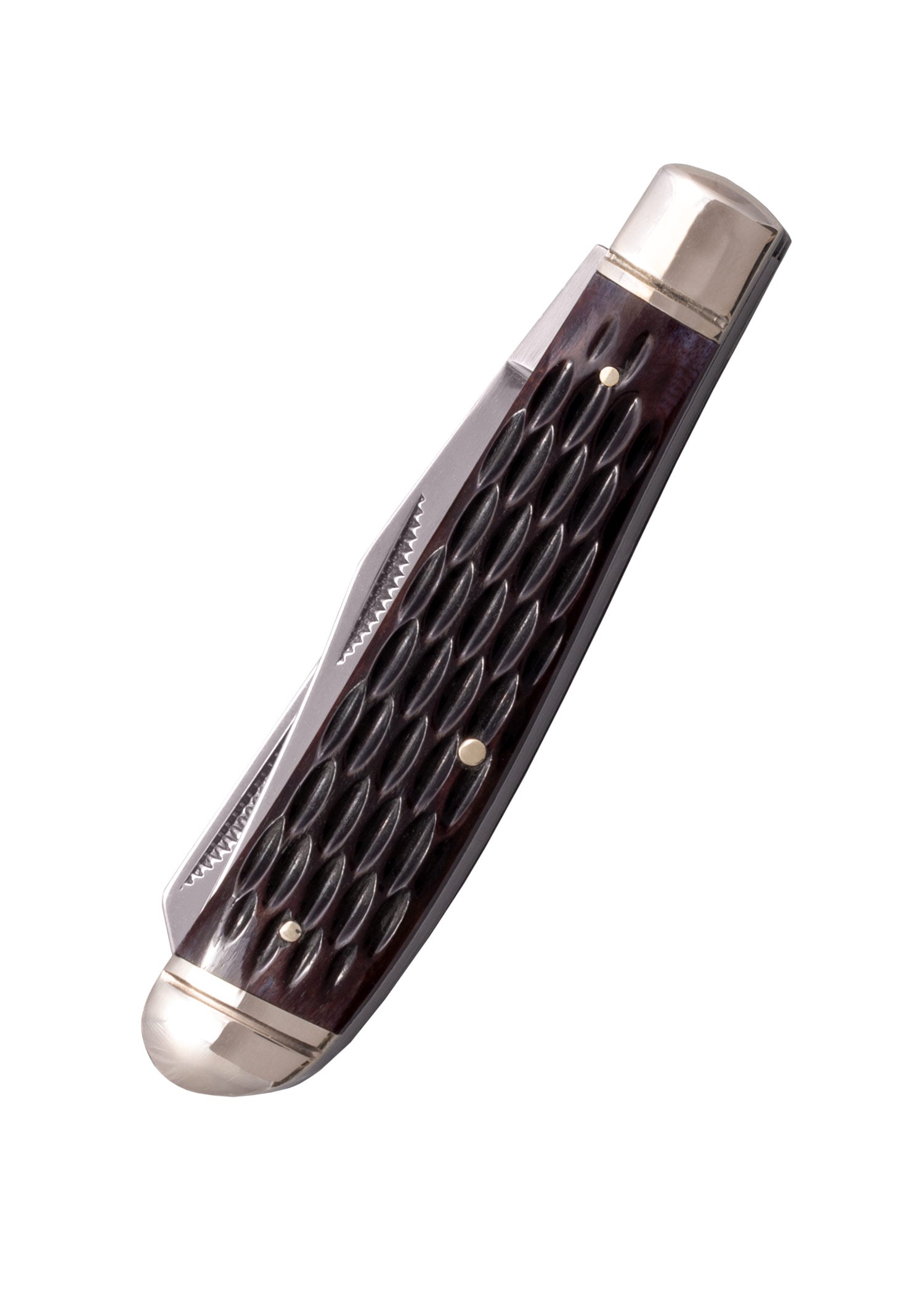 Imagen única de: Navaja Mini Trapper, Mango De Hueso Dentado, Acero Frío