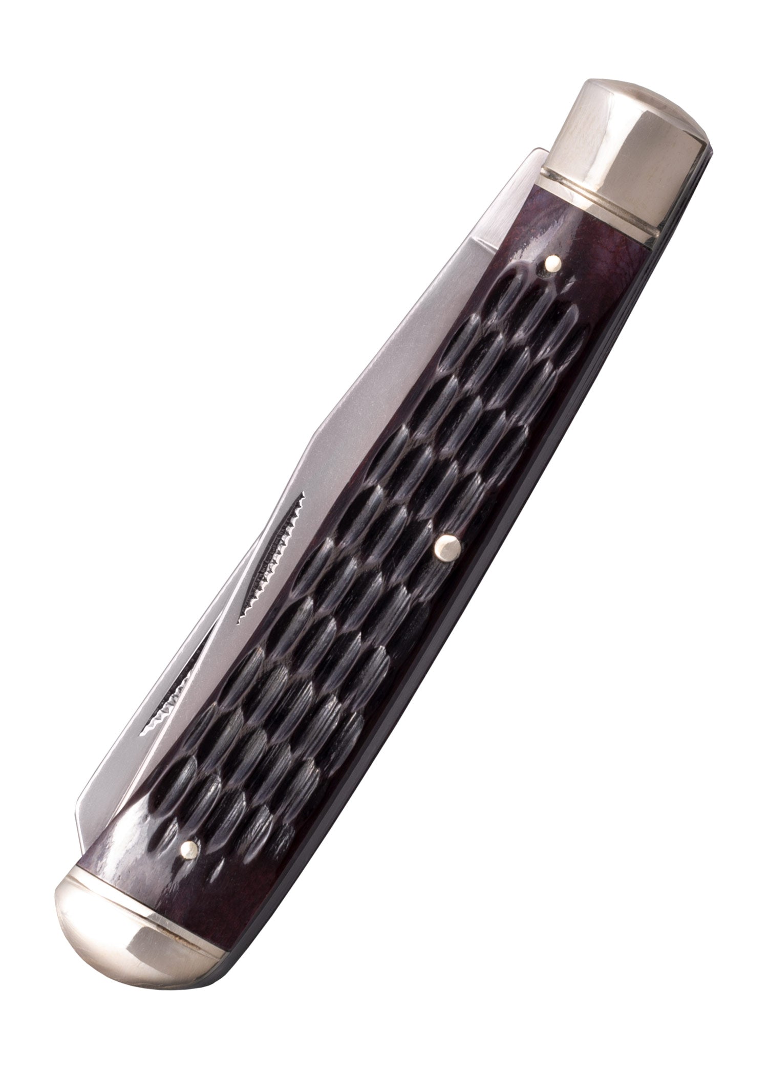 Imagen única de: Navaja Trampera, Mango De Hueso Dentado, Acero Frío