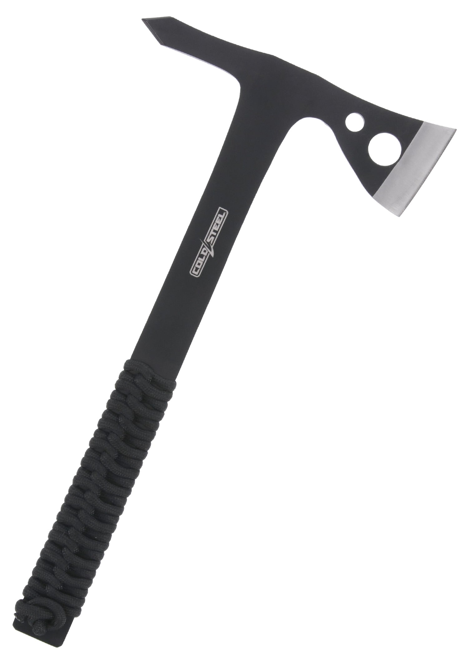 Imagen única de: Hachas Arrojadizas Cold Steel, Paquete De 3, Negras Con Funda De Nailon