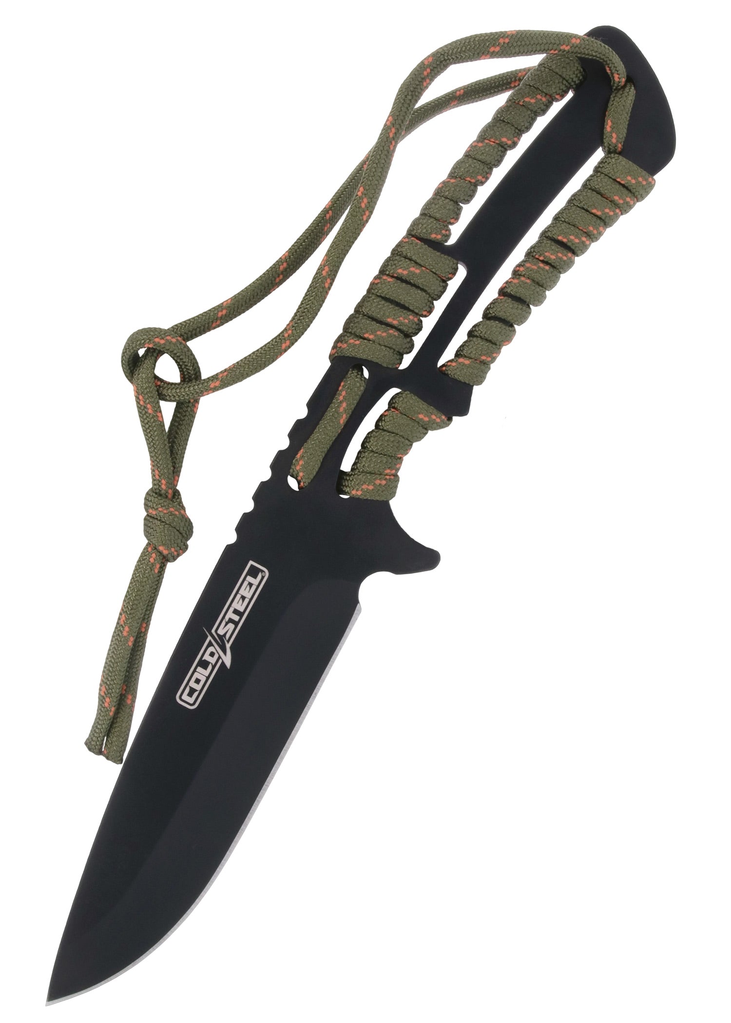 Imagen única de: Cuchillos Arrojadizos Cold Steel Con Mango De Paracord, Paquete De 3