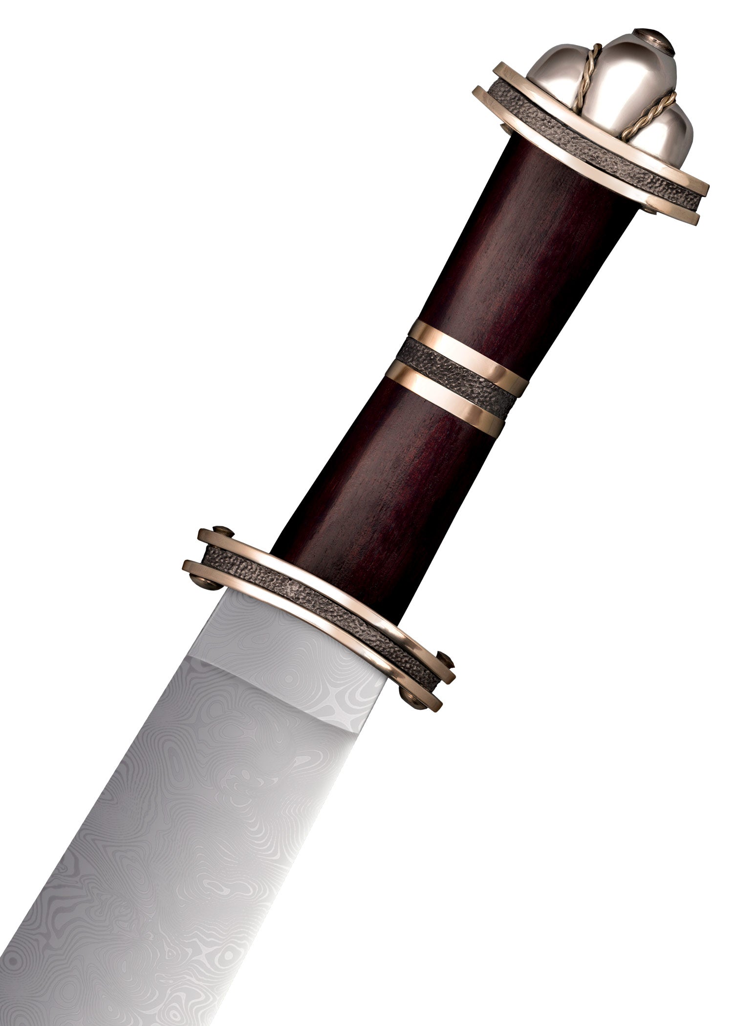 Imagen única de: Sax (Seax) Largo Fabricado En Acero Damasco.