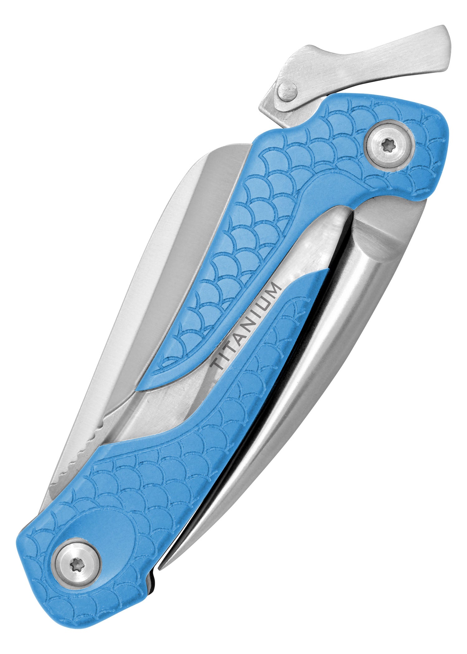 Imagen única de: Cuchillo Plegable Cuda Titanium Bonded Marlin Spike