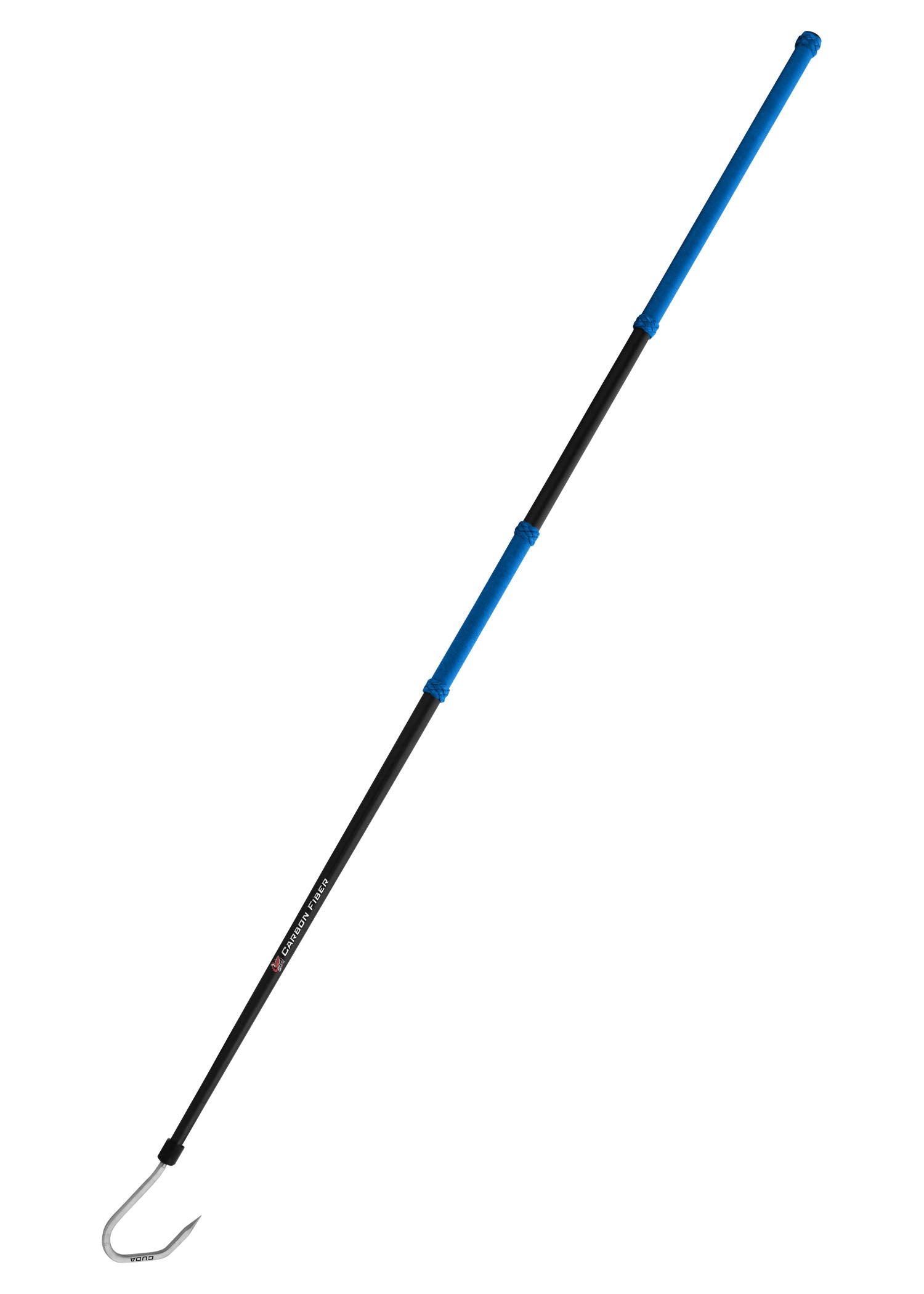 Imagen única de: Garfio De Fibra De Carbono Cuda - Eje De 6 Pies Con 3 Ganchos