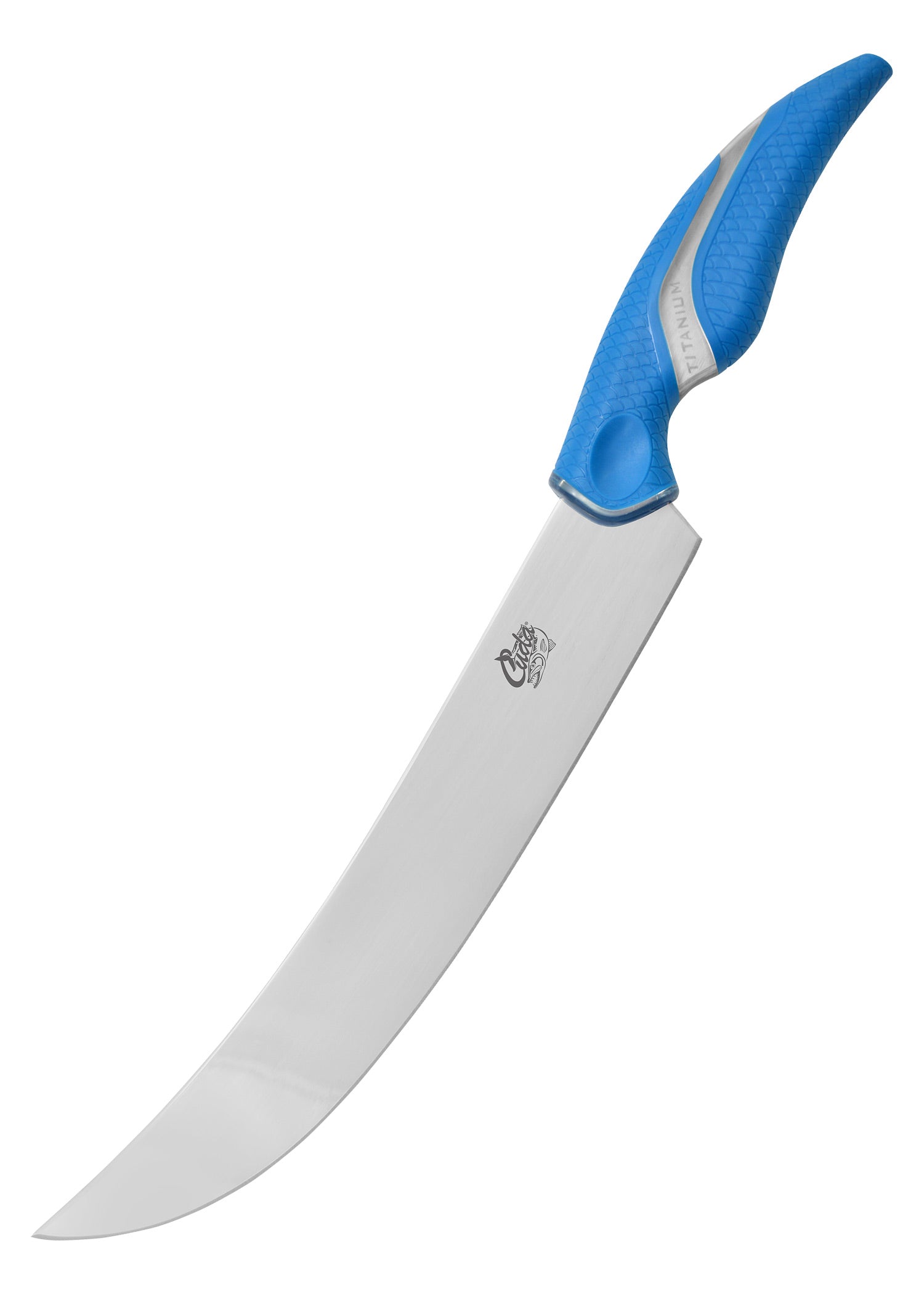 Imagen única de: Cuchillo De Hoja Curva Adherida De Titanio Cuda 10"