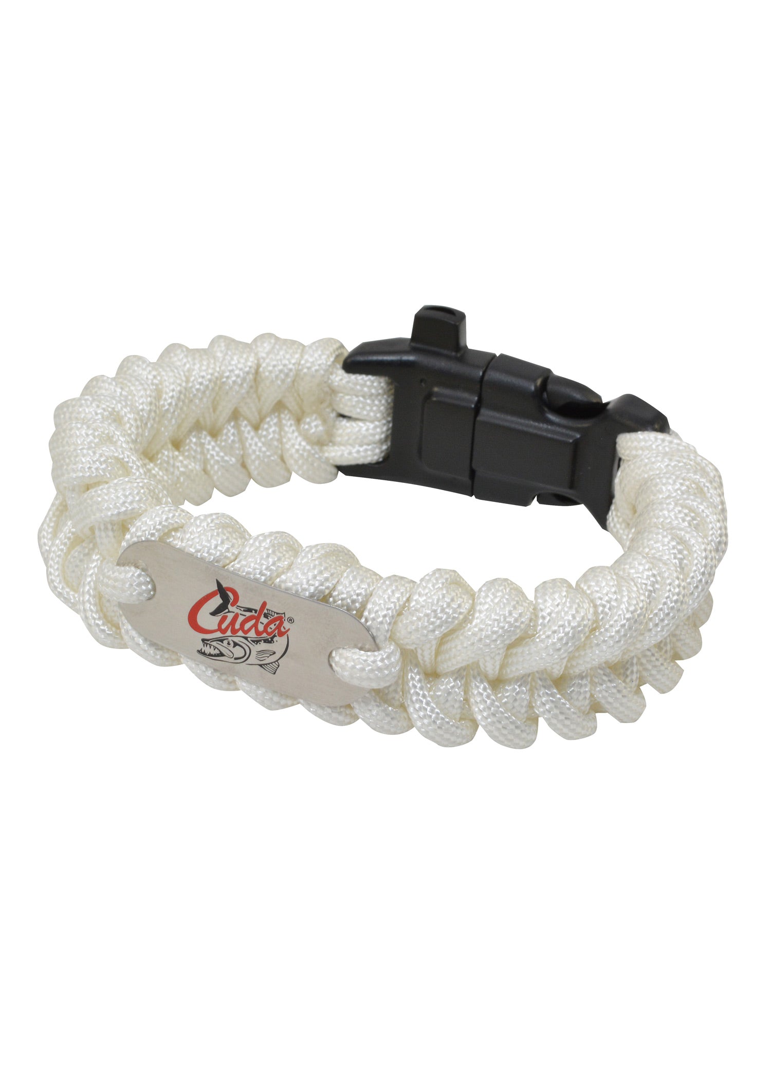 Imagen única de: Pulsera Cuda Para Hombre 9,75, Talla Grande (Con Brújula Y Silbato)"