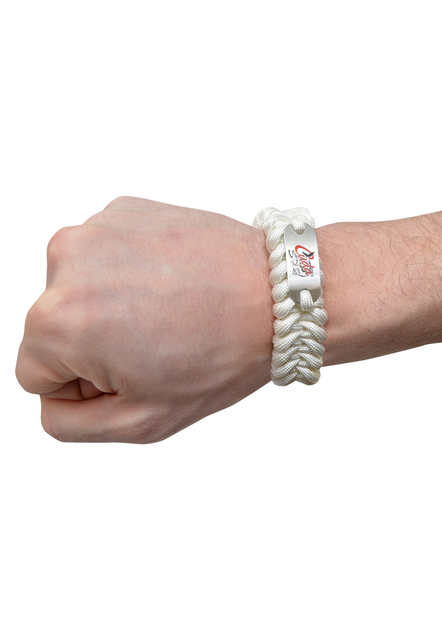 Imagen única de: Pulsera Cuda Para Hombre 9,75, Talla Grande (Con Brújula Y Silbato)"