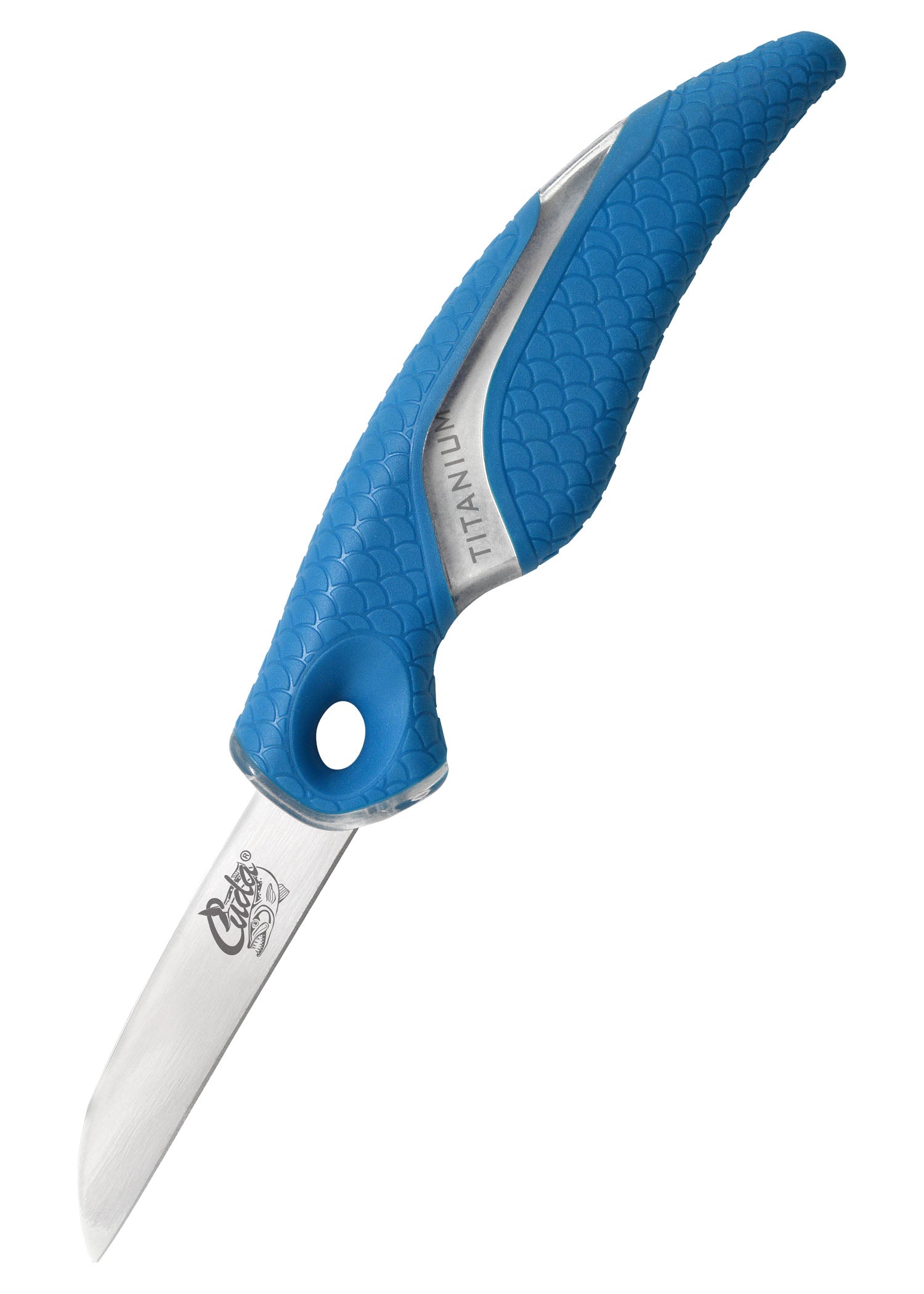 Imagen única de: Cuchillo De Cebo Adherido Con Nitruro De Titanio Cuda 2.5"