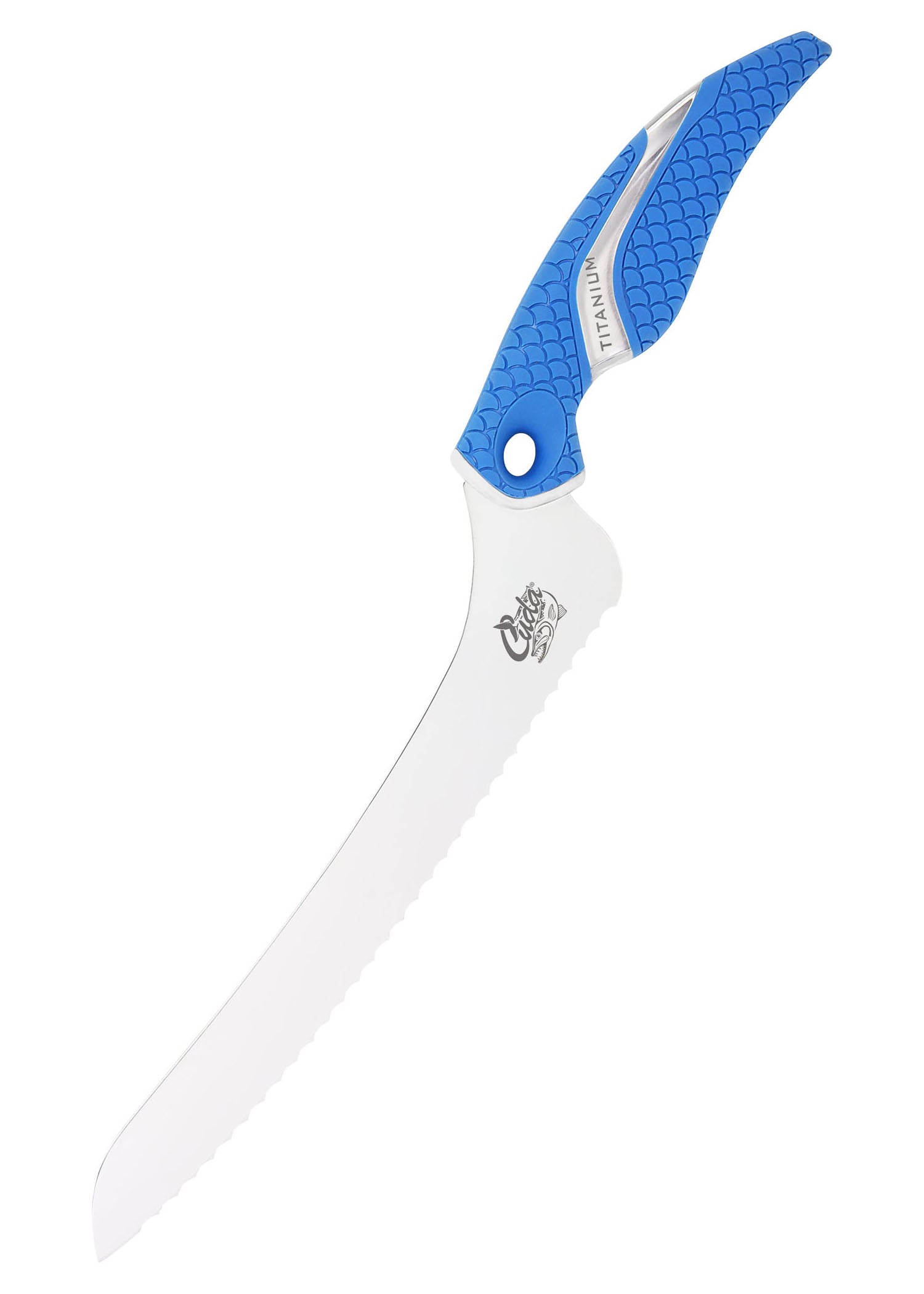 Imagen única de: Cuchillo Dentado Compensado Cuda 9 Con Nitruro De Titanio"