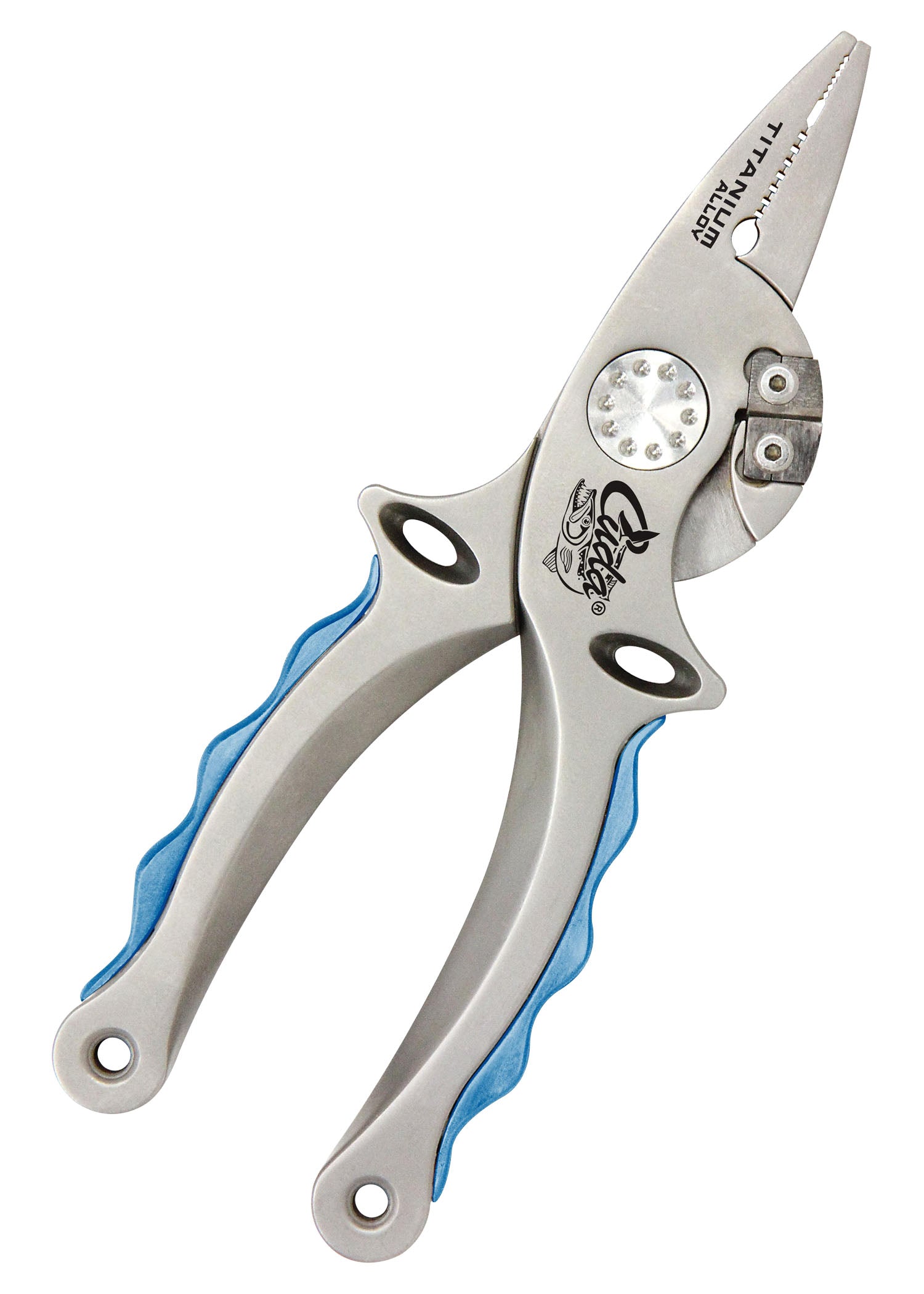 Imagen única de: Alicates De Aleación De Titanio Cuda 7.25 Con Funda Y Cordón"